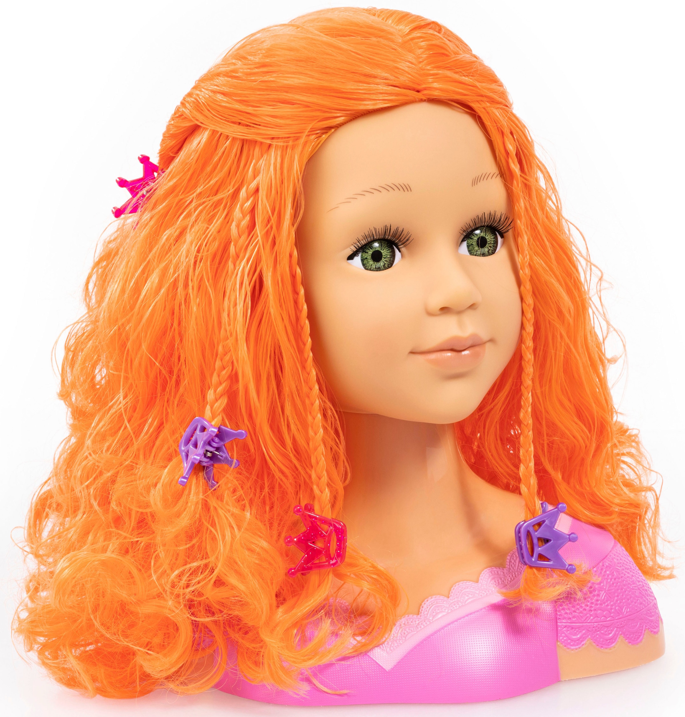Bayer Frisier- & Schminkkopf »Charlene Super Model, orange«