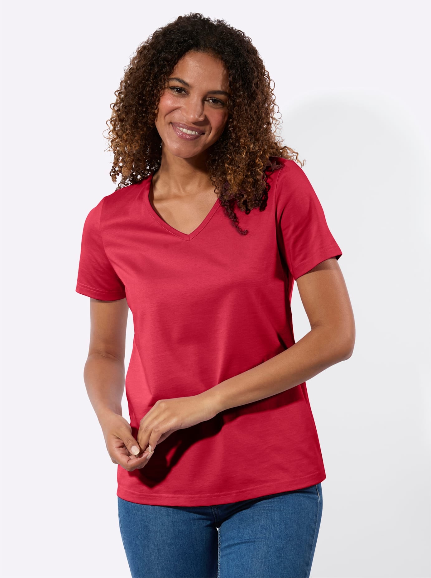 Casual Looks Kurzarmshirt »2er-Pack Shirts« 2 tlg.