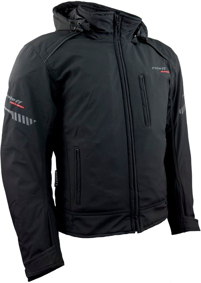 roleff Motorradjacke »Softshell RO 1513«, 7 Taschen, 4 Belüftungslöcher, mit Sicherheitsstreifen