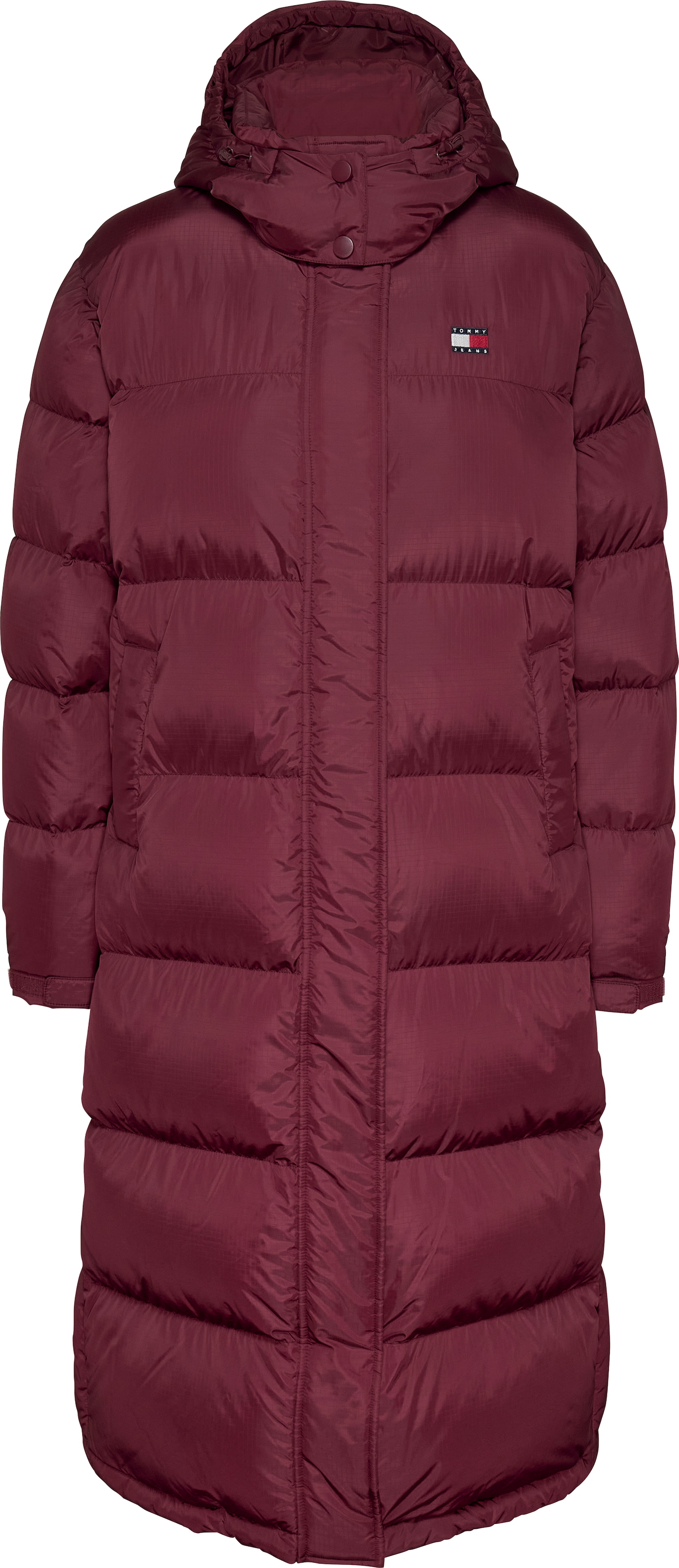 Tommy Jeans Steppmantel »TJW ALASKA LONG PUFFER EXT«, mit Logostickerei