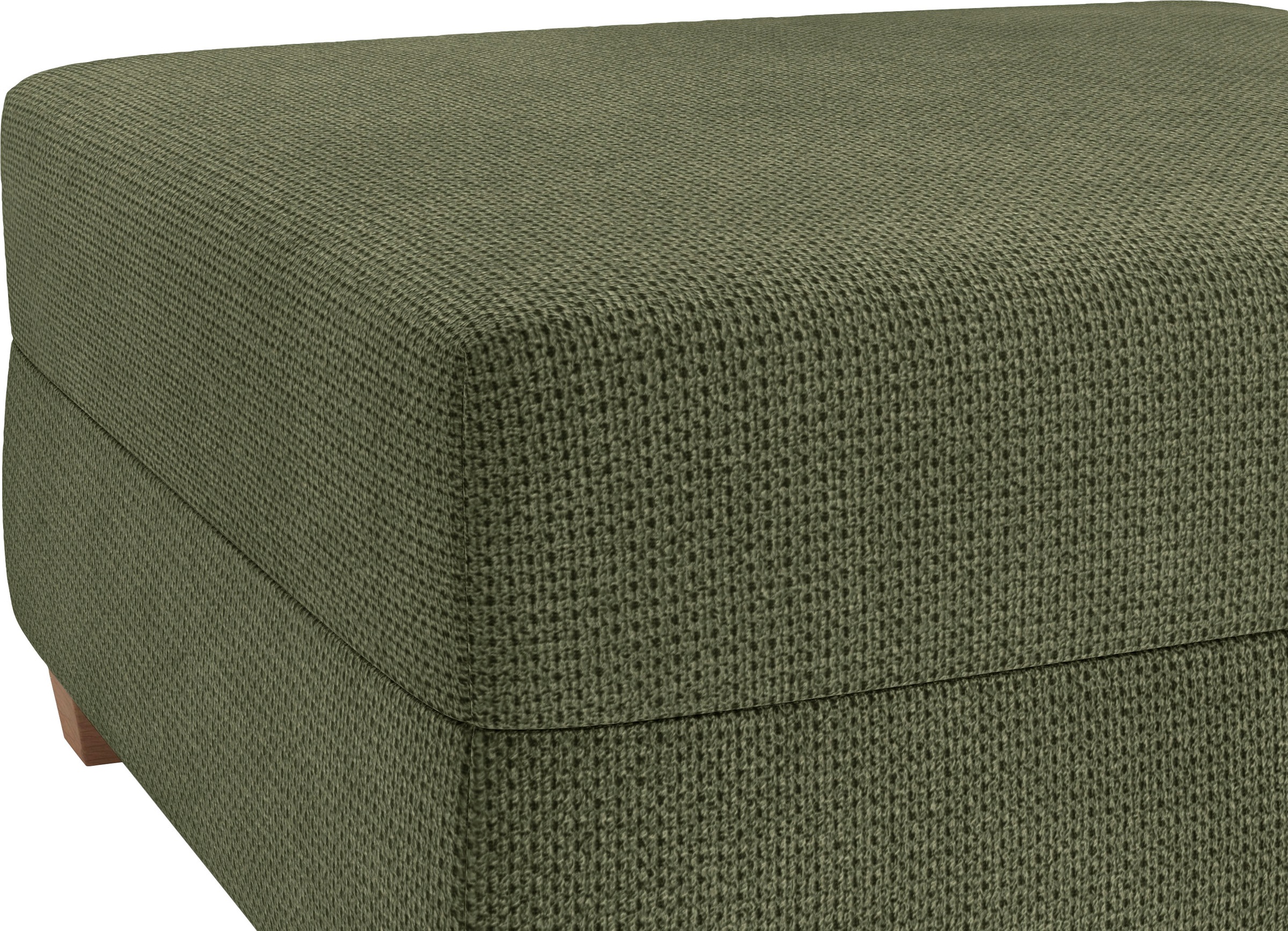 Mr. Couch Hocker »Hilla«, Mit Federkern, wahlweise mit DuraSpring-Taschenfederkern