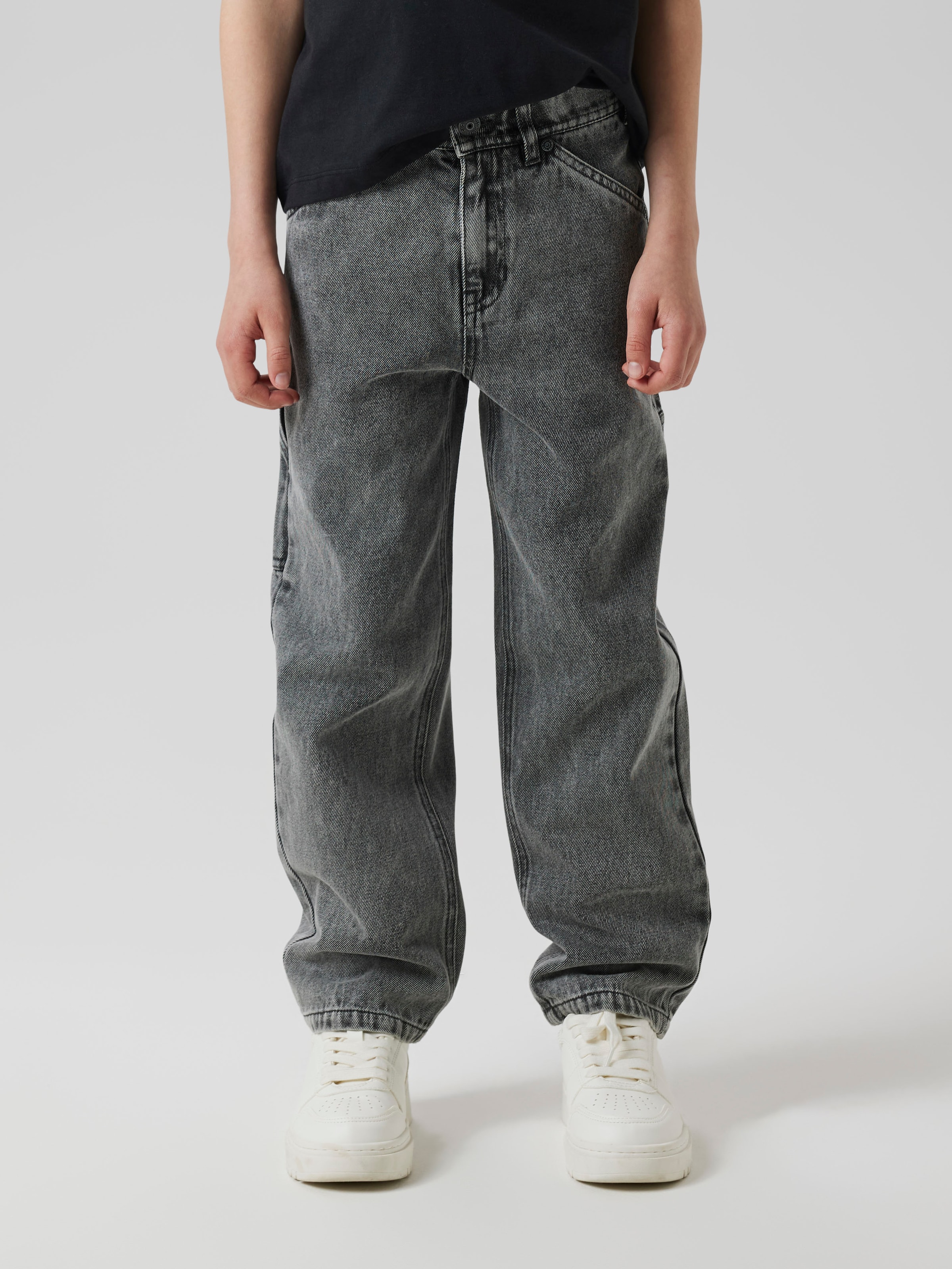 Name It 5-Pocket-Jeans »NKMRYAN für Jungen mit geradem Bein und 5-Pocket-Style« unifarben, casual, straight fit, Baumwolle, Denim