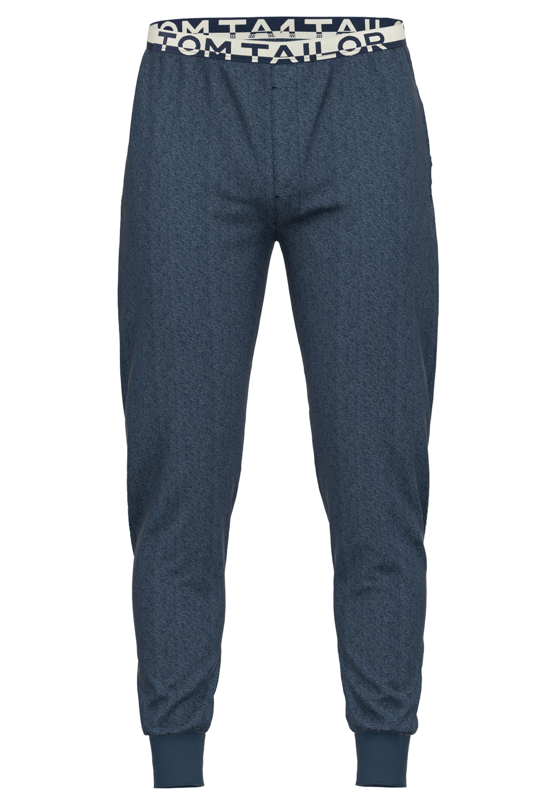 TOM TAILOR Pyjamahose »Brügge« Logobund, schmaler Fit, Seitentaschen, atmungsaktiv, Baumwollmix
