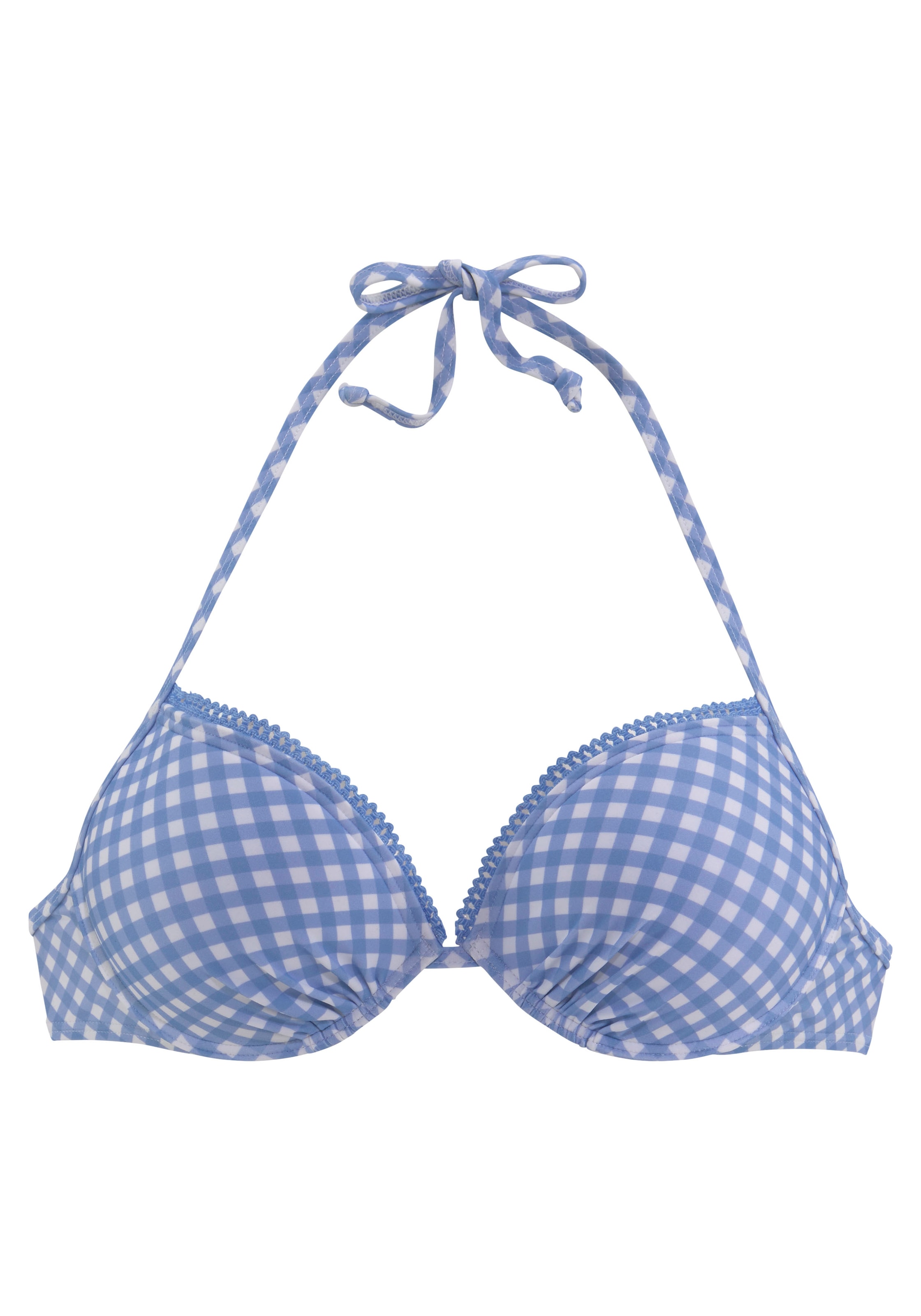 Buffalo Push-Up-Bikini-Top »Karo«, mit Zierborte