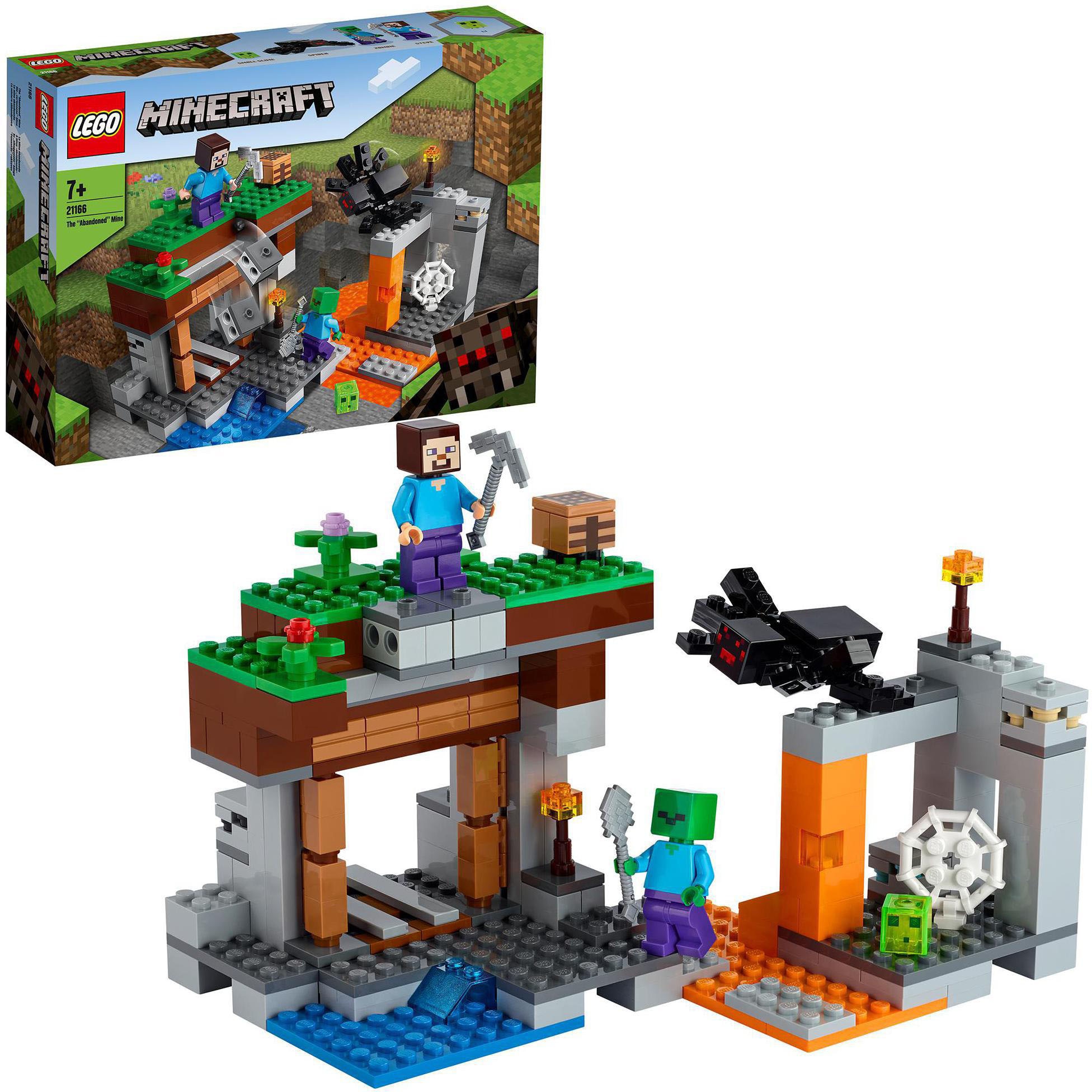 Konstruktionsspielsteine »Die verlassene Mine (21166), LEGO® Minecraft™«, (248 St.),...