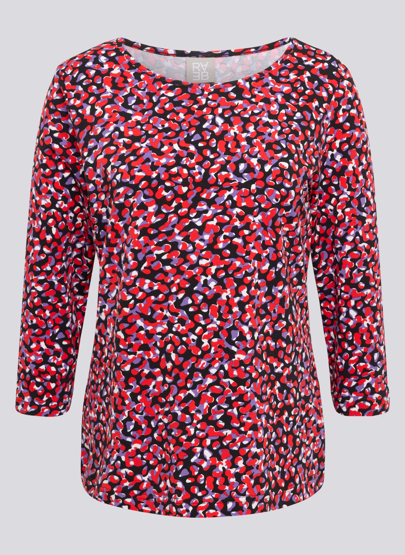 Rabe 3/4-Arm-Shirt, Sommershirt mit All-Over Print