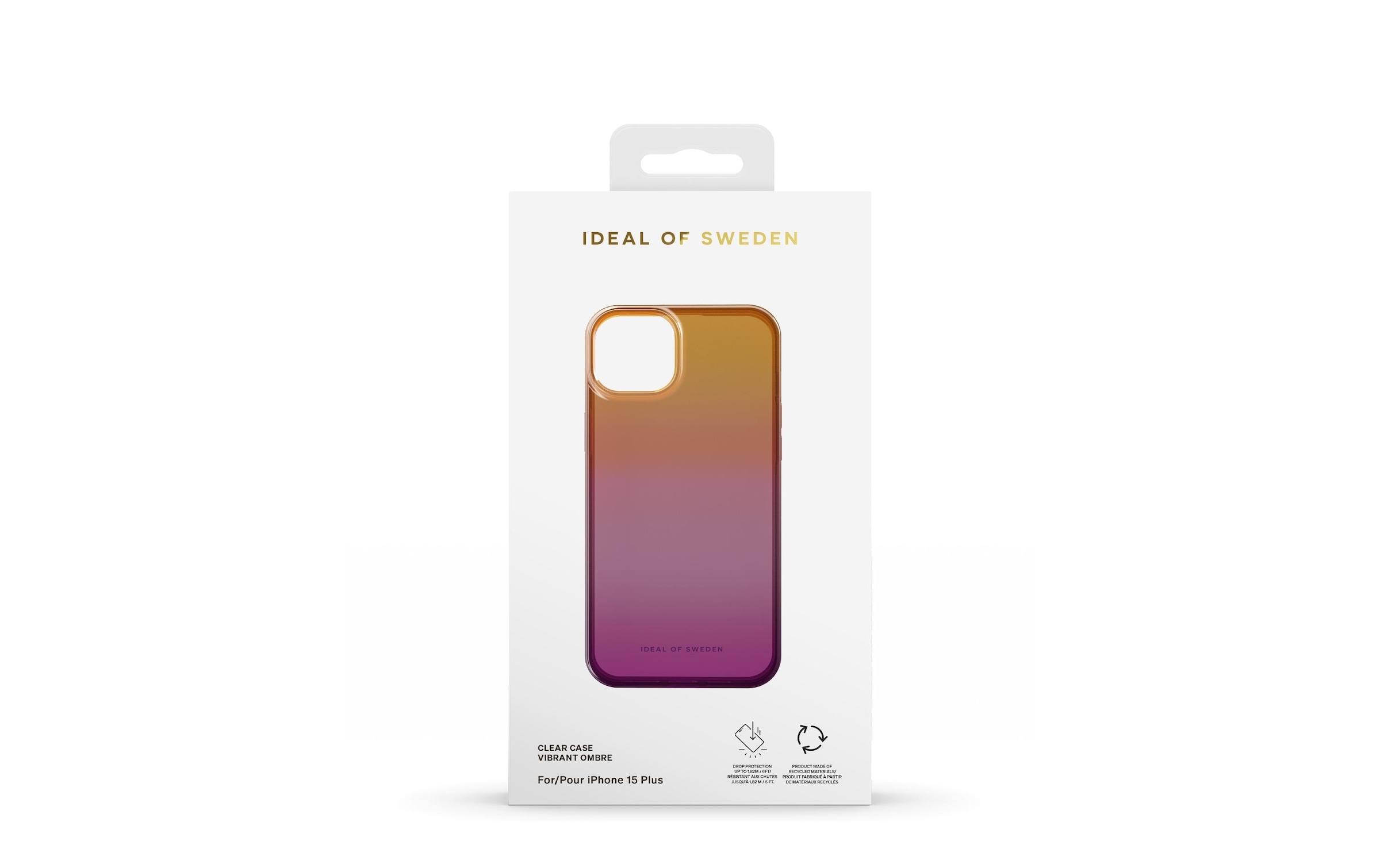 iDeal of Sweden Smartphone-Hülle »Clear Vibrant Ombre iPhone 15 Plus«