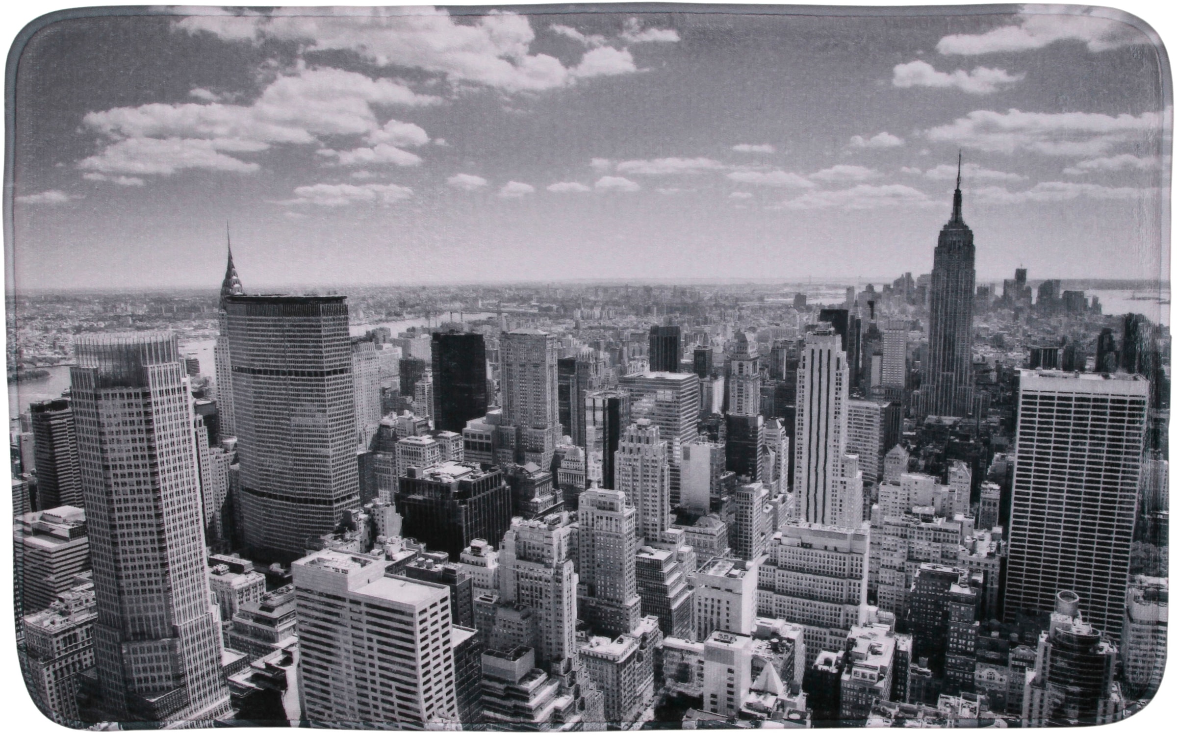 Sanilo Badematte »Skyline New York«, schnell trocknend, Memory Schaum
