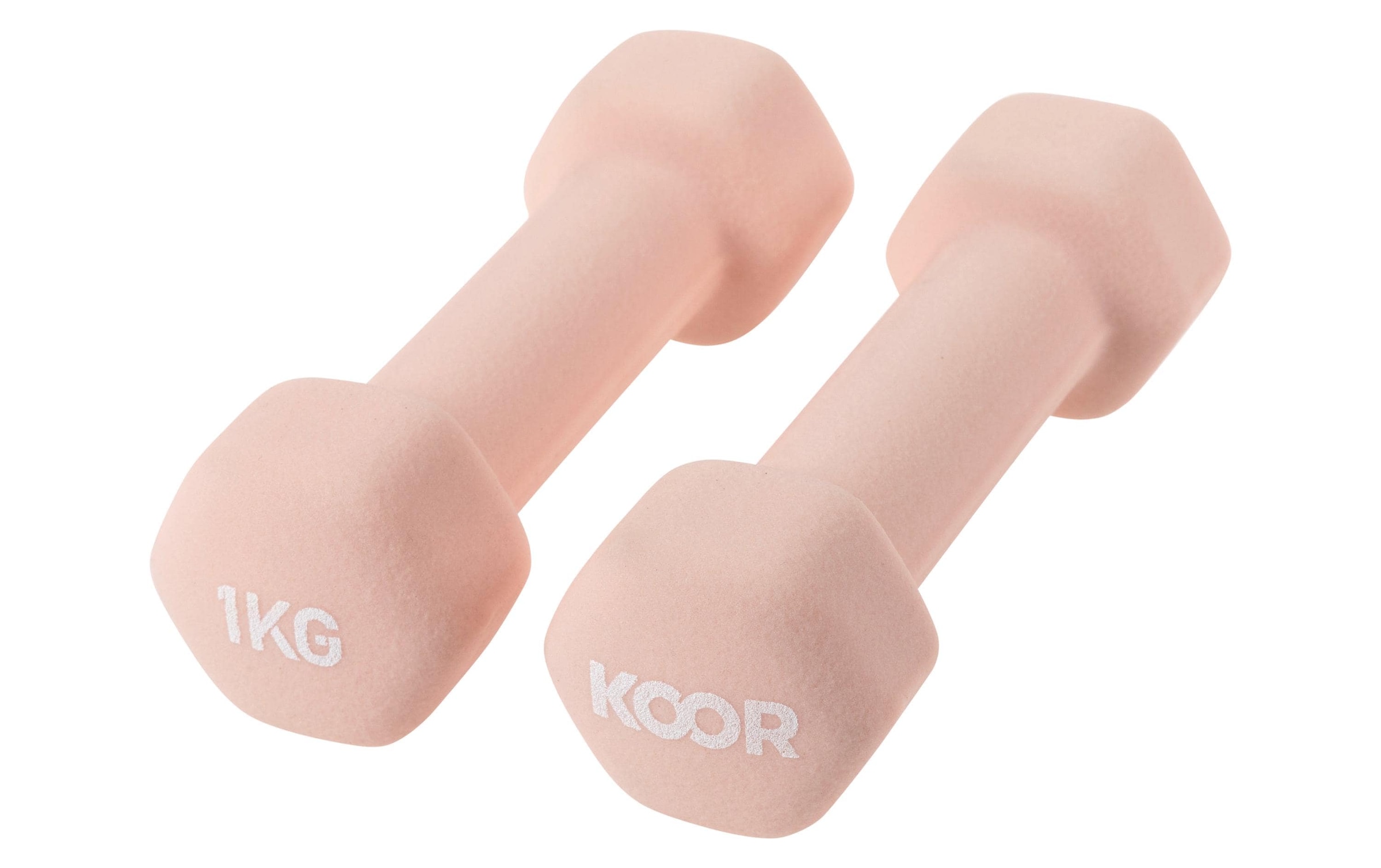 KOOR Hantel »Kurzhantel-Set 1 kg, Caramel«