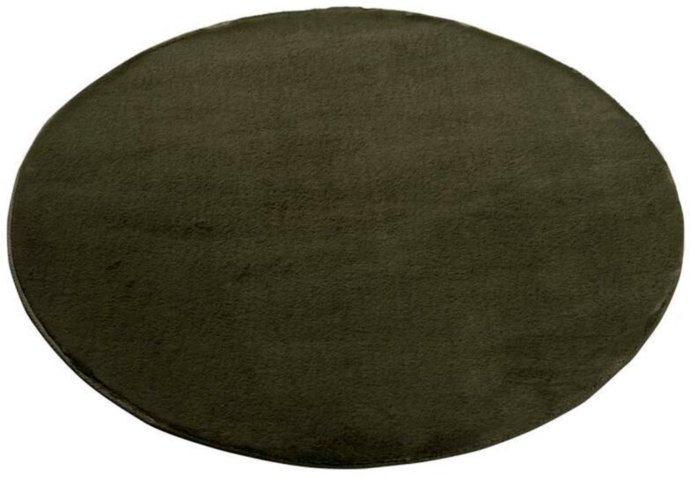 Carpet City Hochflor-Teppich »TOPIA400«, rund, 21 mm Höhe, besonders weich und kuschelig durch Polyester, Uni-Farben