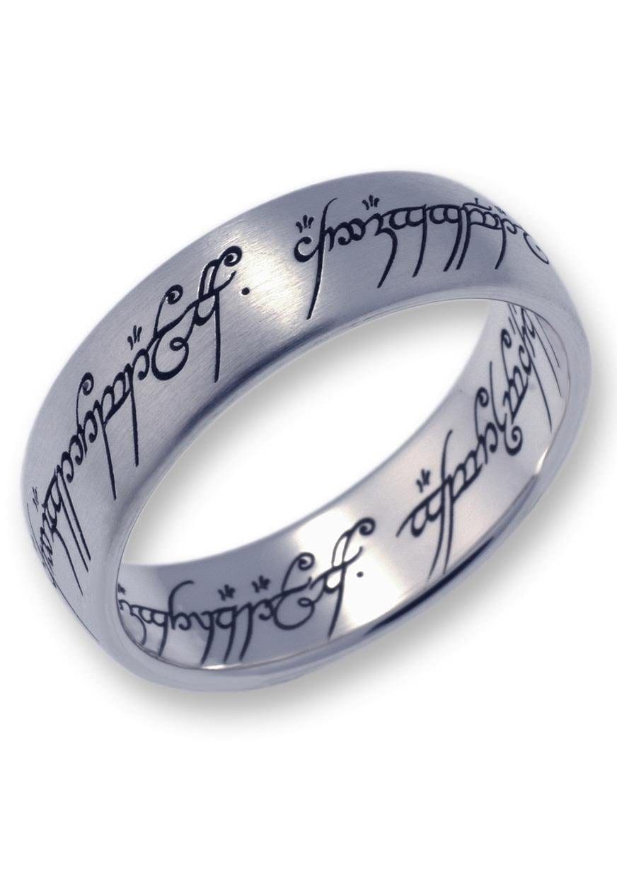 Der Herr der Ringe Fingerring »Der Eine Ring - Titan, 10004042«, Made in Germany