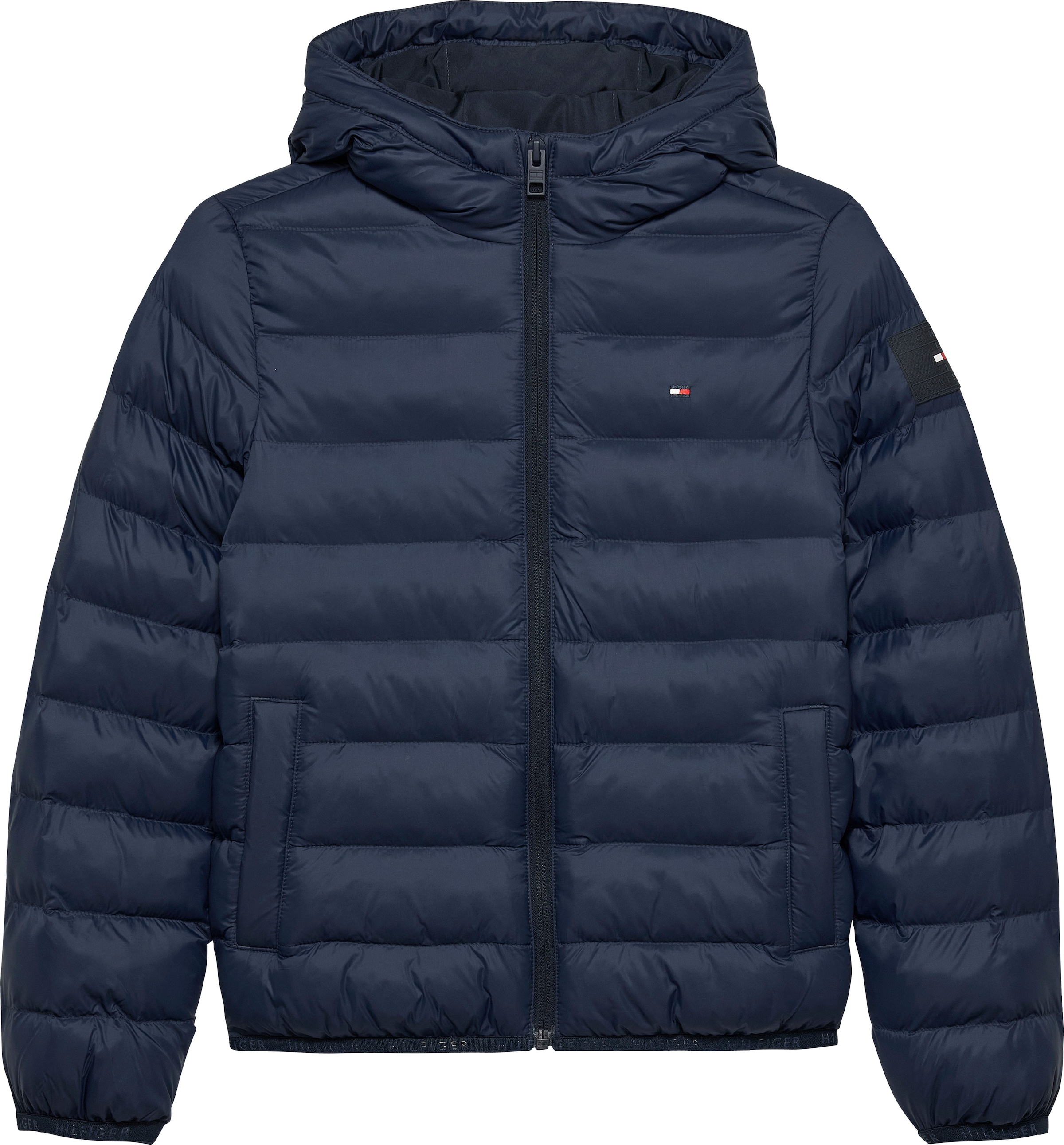 Tommy Hilfiger Steppjacke »U LIGHT DOWN HOODED JACKET«, mit Kapuze, Kinder bis 16 Jahre