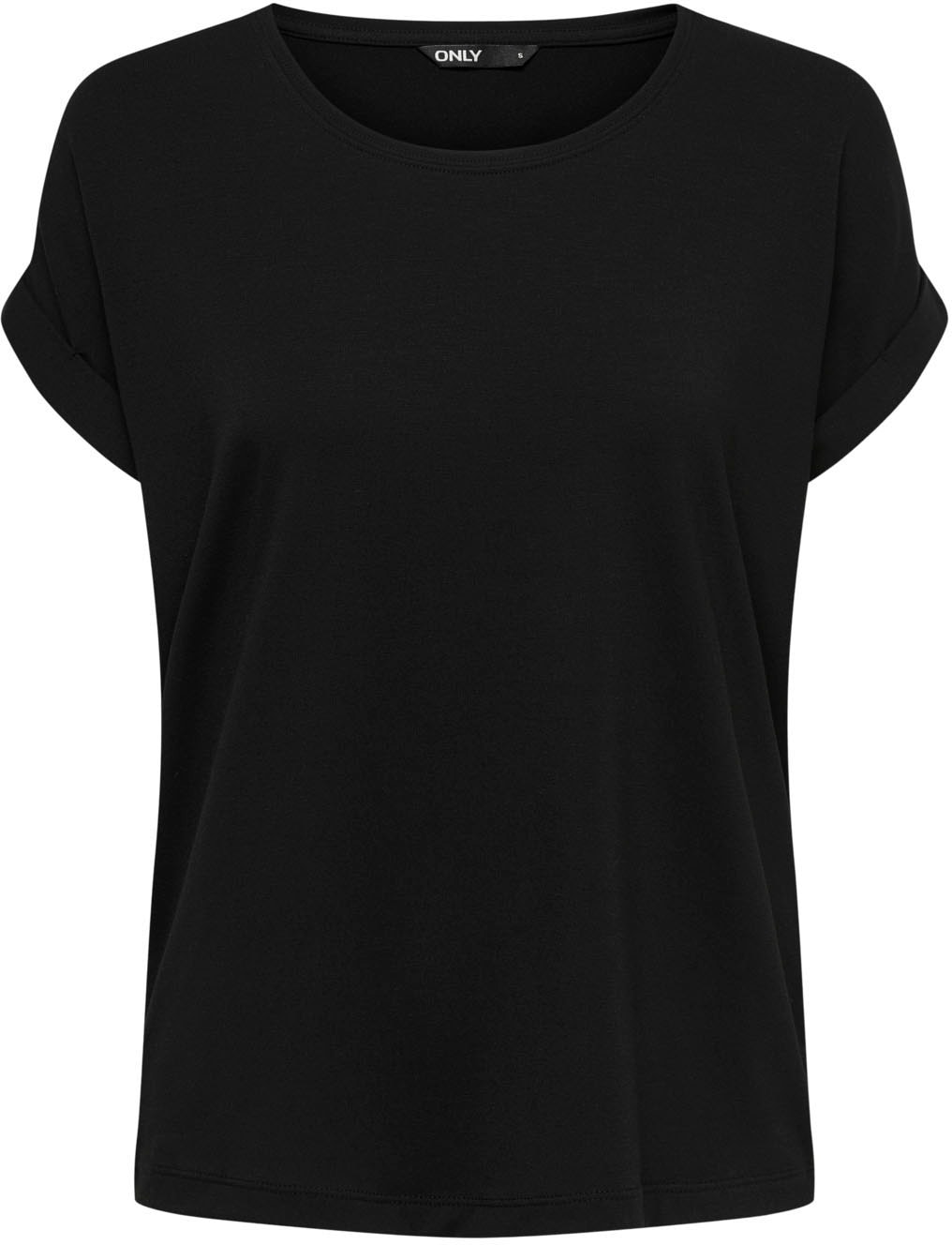 ONLY T-Shirt »ONLMOSTER S/S O-NECK TOP NOOS JRS«, mit Aufschlag am Arm