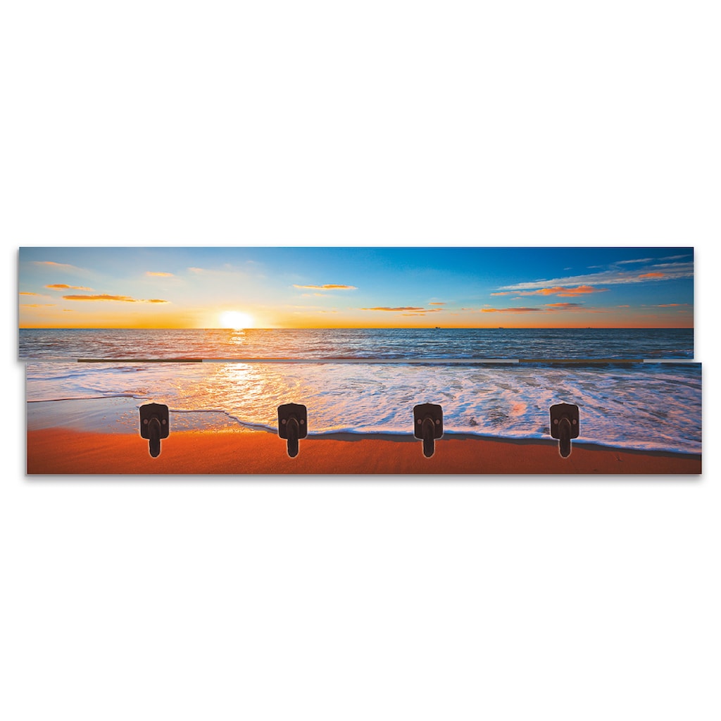 Artland Garderobenleiste »Sonnenuntergang und das Meer«