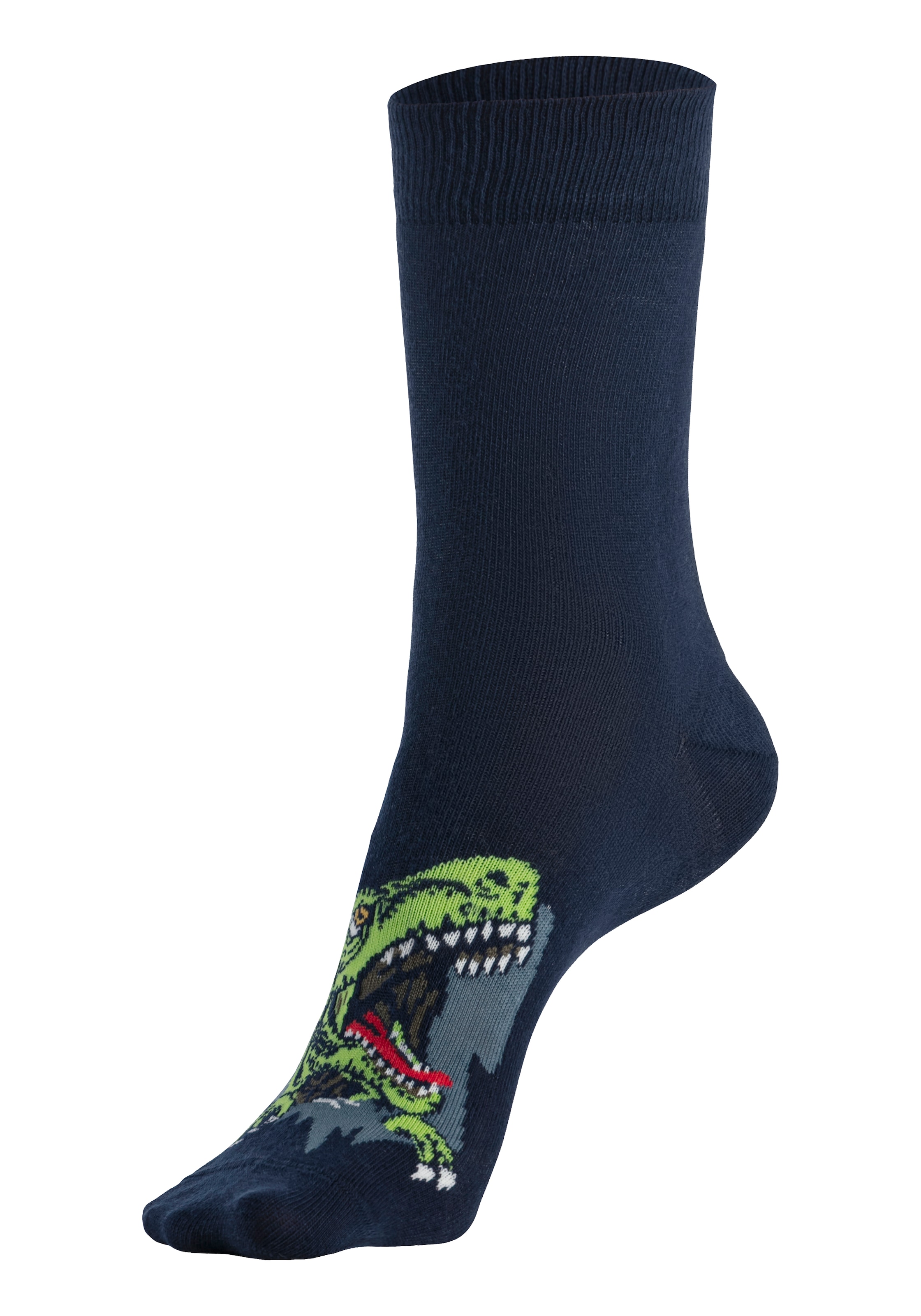 H.I.S Socken, (Packung, 5 Paar), mit Dinosauriermotiven