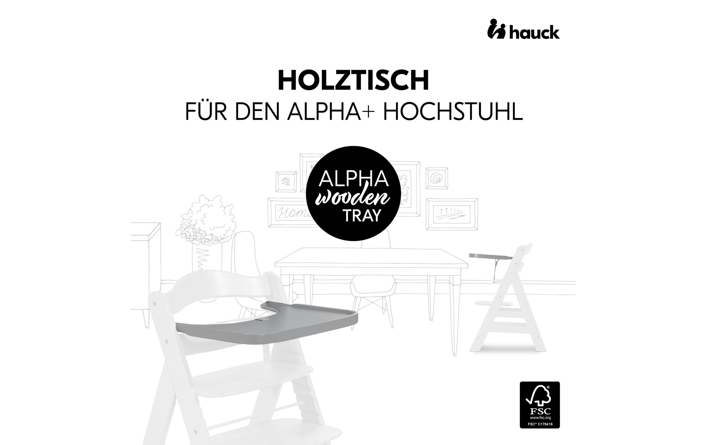 Hauck Hochstuhltablett