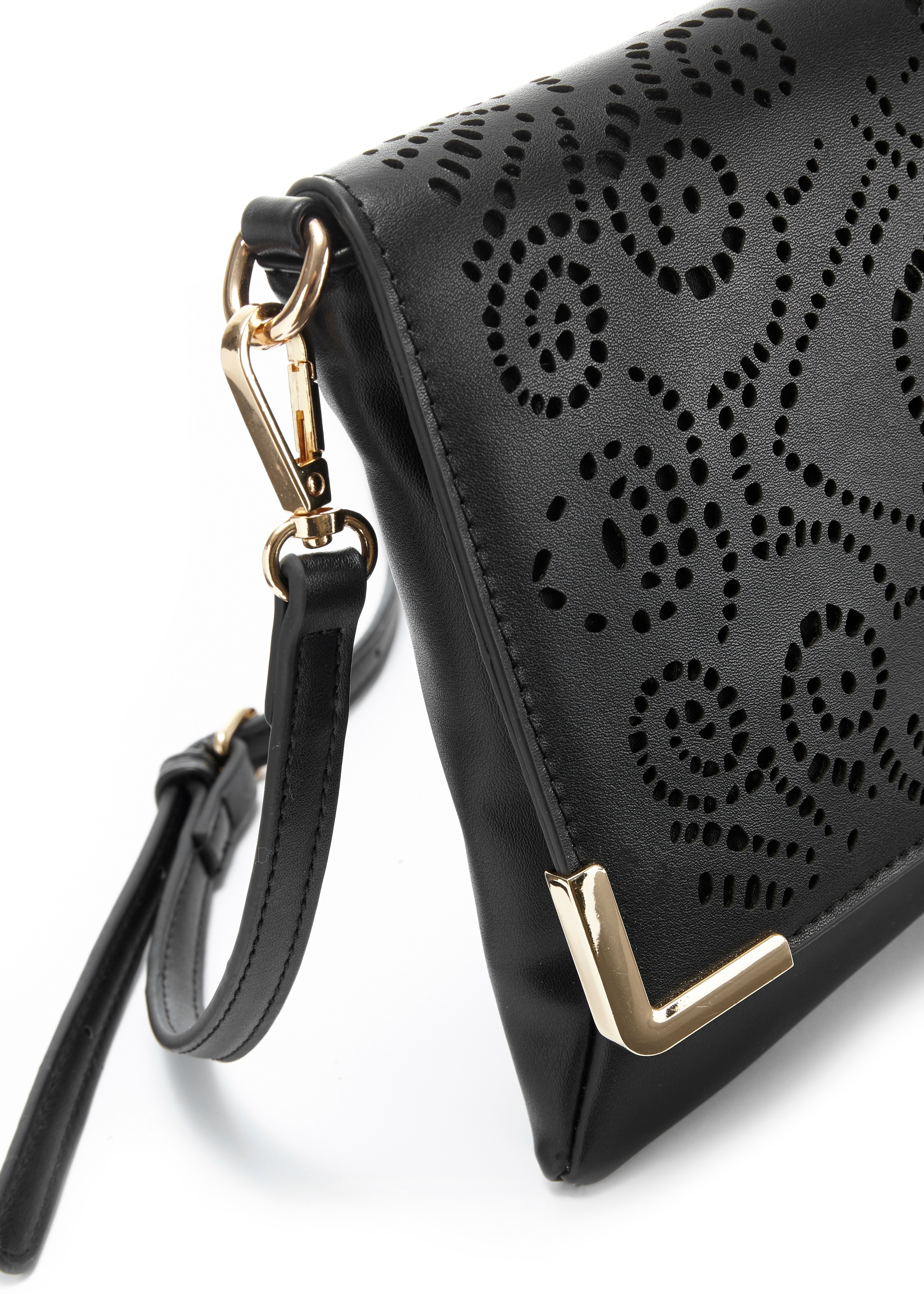 Vivance Umhängetasche »Clutch«, Clutch, Abendtasche, Minibag, Handtasche, Schultertasche VEGAN