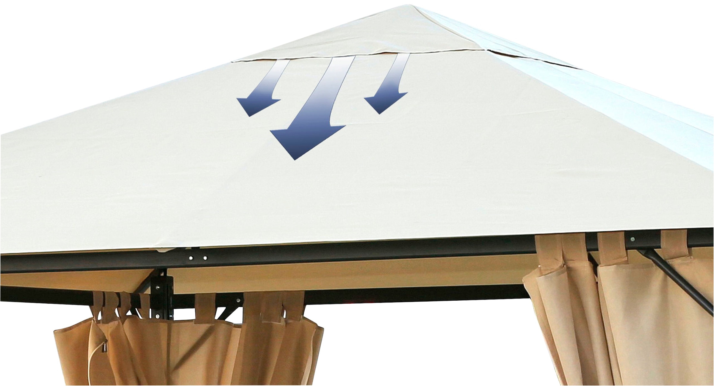 Quick Star Pavillon »Nizza«, BxT: 300x300 cm