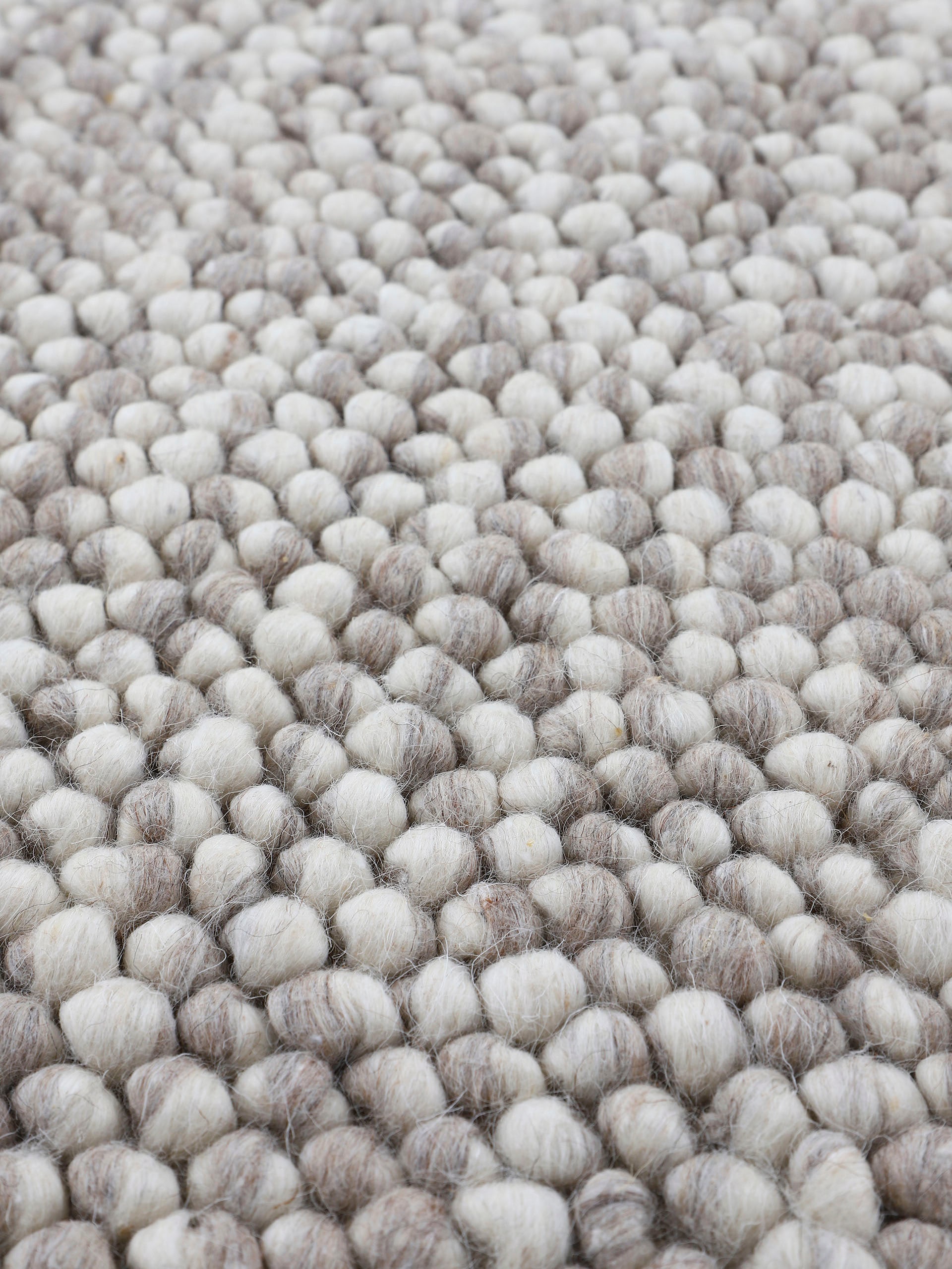 carpetfine Teppich »Calo«, rund, 16 mm Höhe, Handweb Teppich, Uni-Farben, meliert, handgewebt, 70% Wolle