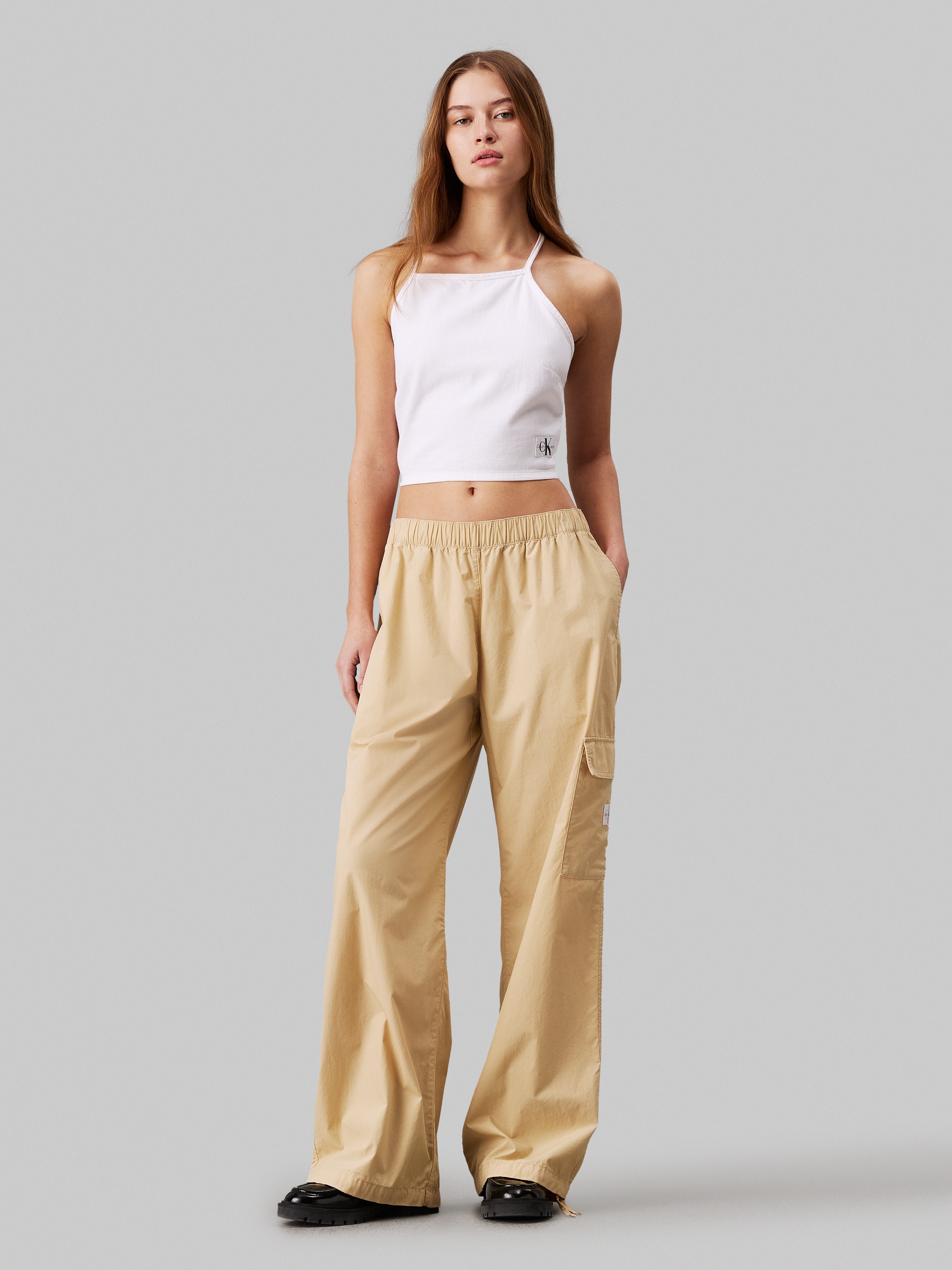 Calvin Klein Jeans Cargohose »COTTON UTILITY CARGO PANTS«, mit Logoprägung