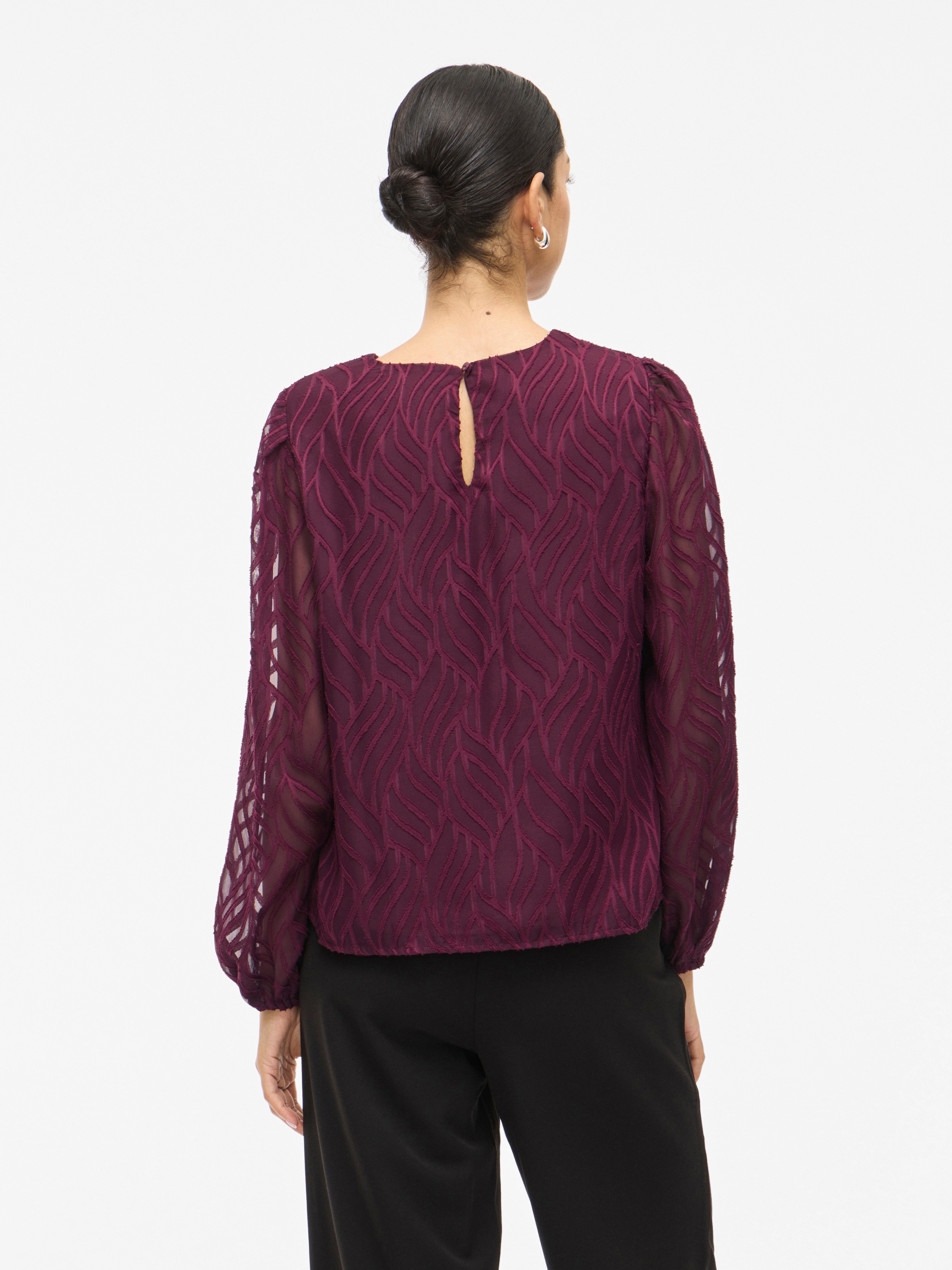 Vila Blusenshirt »VIMIKA O-NECK L/S TOP - NOOS«