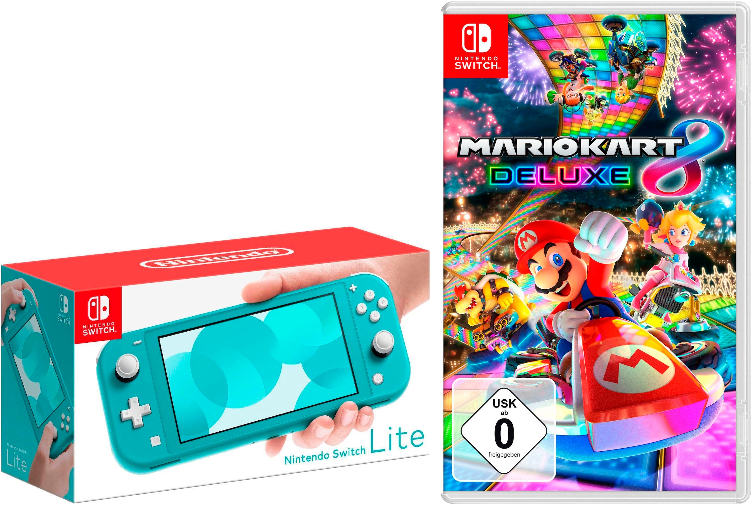Nintendo Switch Konsolen-Set »Switch Lite + Mario Kart 8 Deluxe«