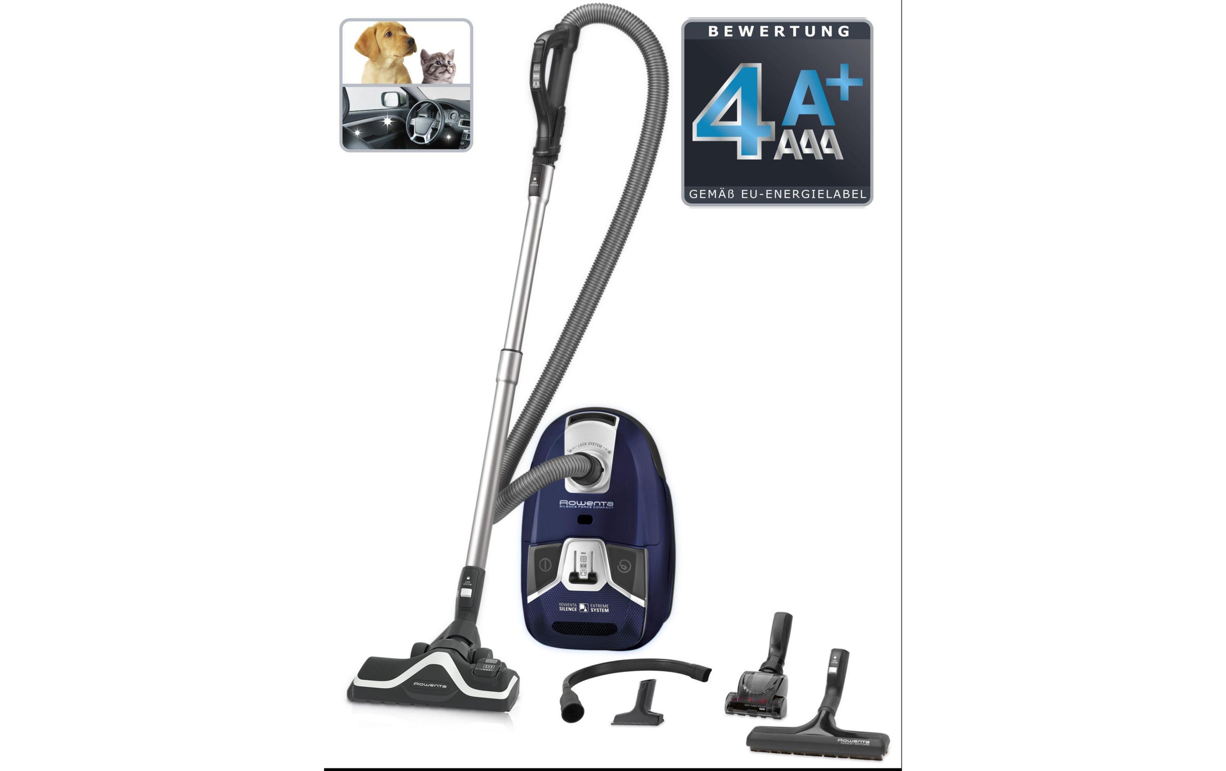 Rowenta Bodenstaubsauger »Silence Force Compact 4A HOME & CAR«, 550 W, mit Beutel