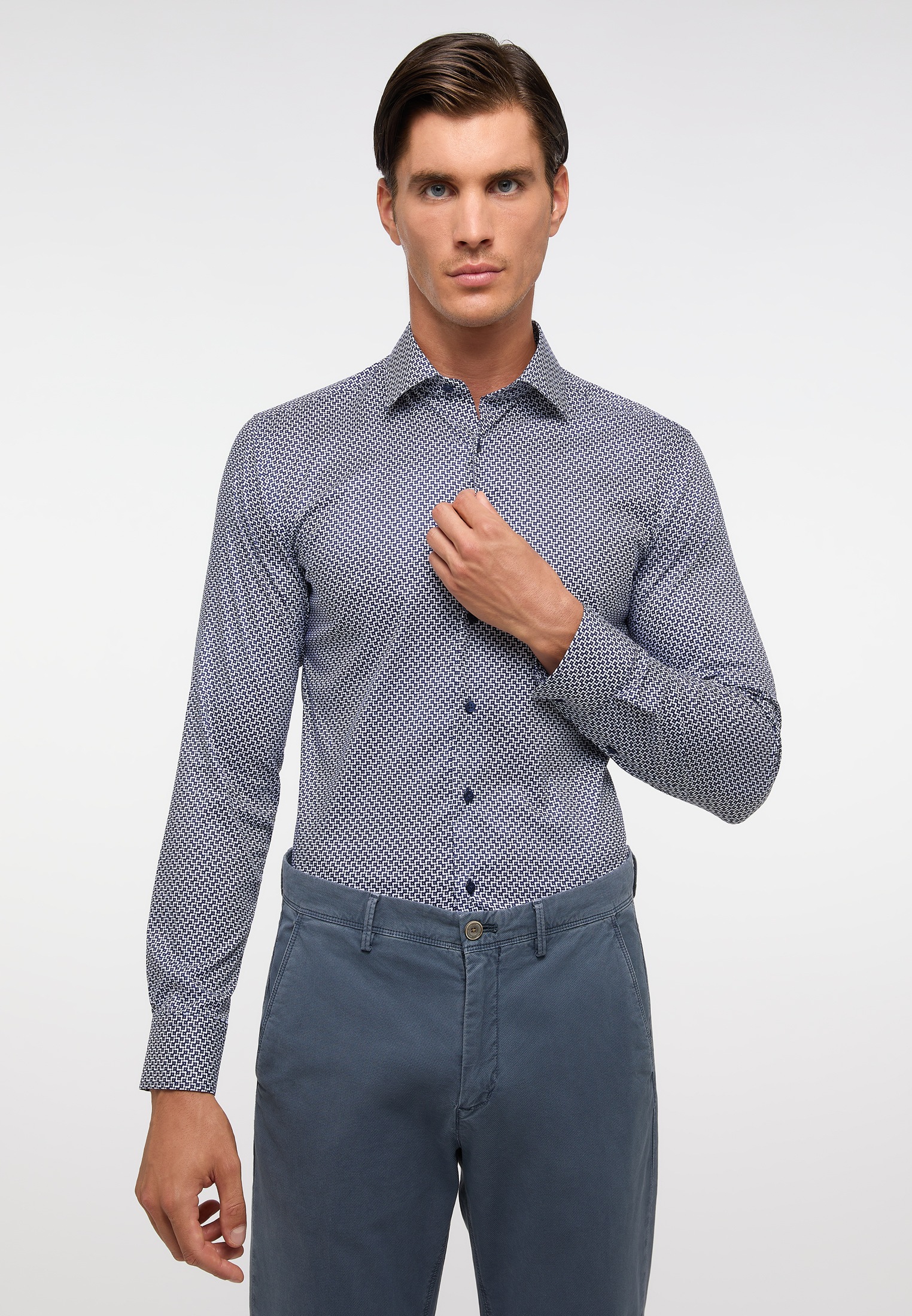 Eterna Langarmhemd »SLIM FIT«