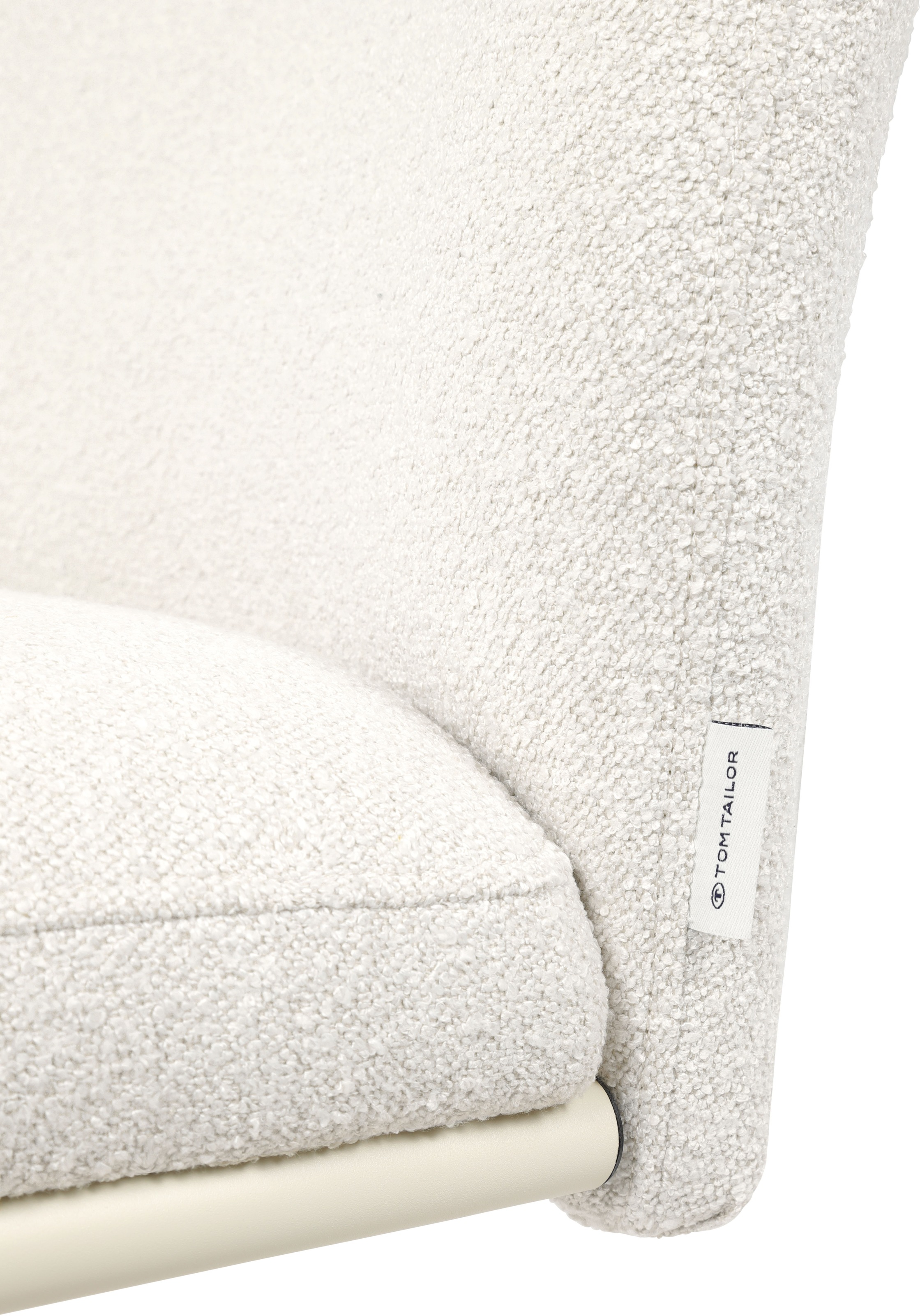 TOM TAILOR HOME Freischwinger »PEBBLE CHAIR«, (Set), 2 St., Webstoff Bouclé, Esszimmerstuhl, Freischwinger, 140 kg belastbar, Rundrohrgestell