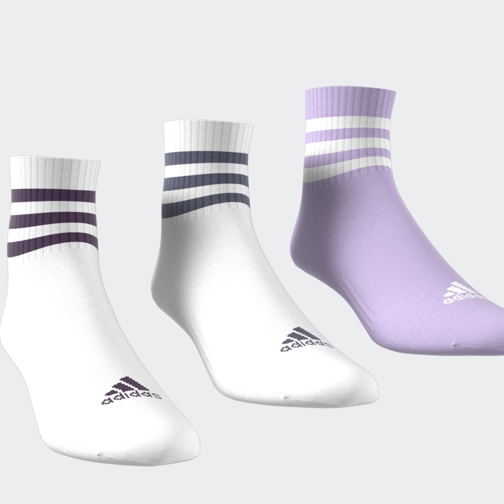 adidas Performance Funktionssocken »3STREIFEN CUSHIONED SPORTSWEAR MIDCUT SOCKEN, 3 PAAR«, (3 Paar)
