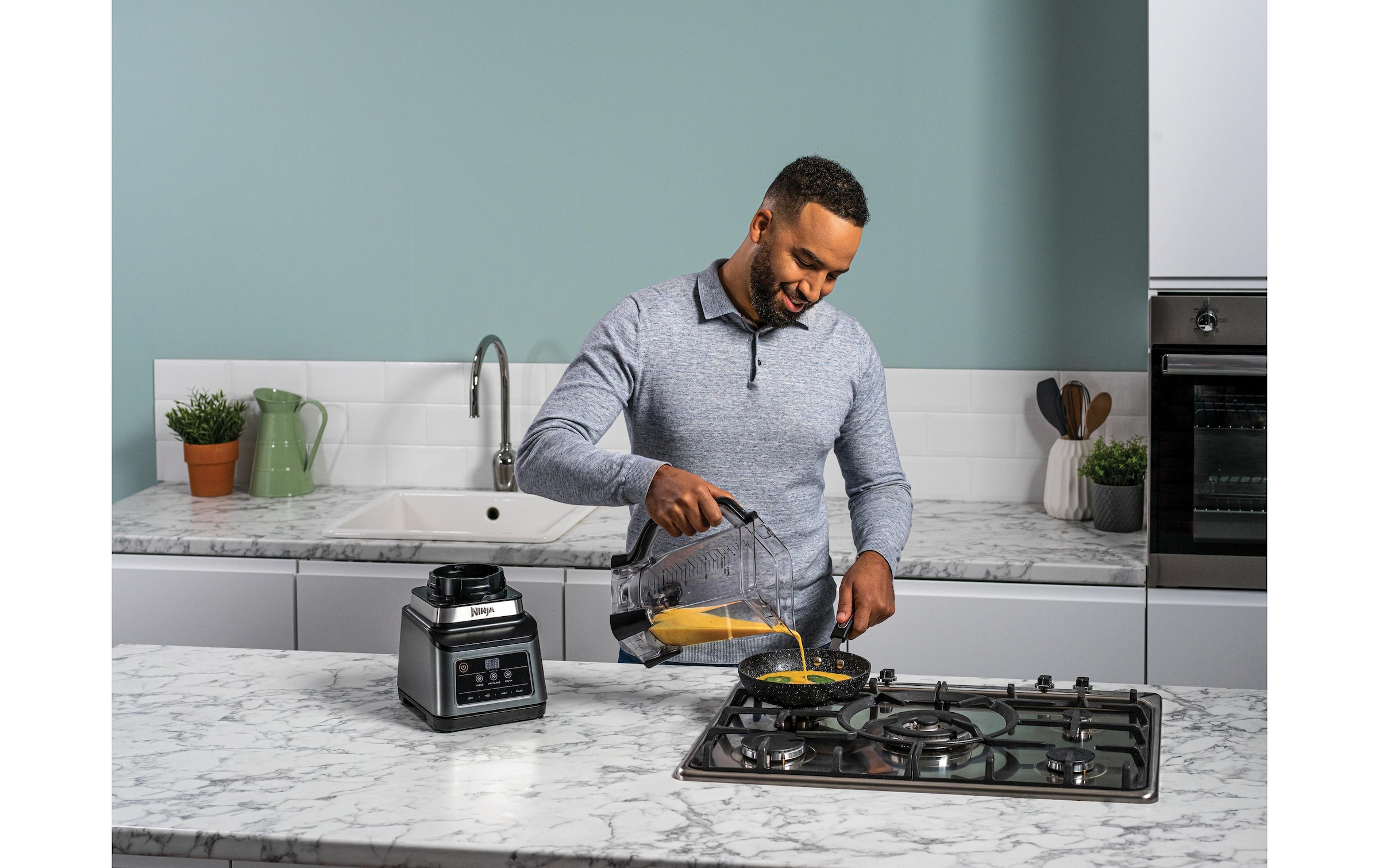 NINJA Standmixer »2-in-1 mit Auto-iQ«, 1200 W