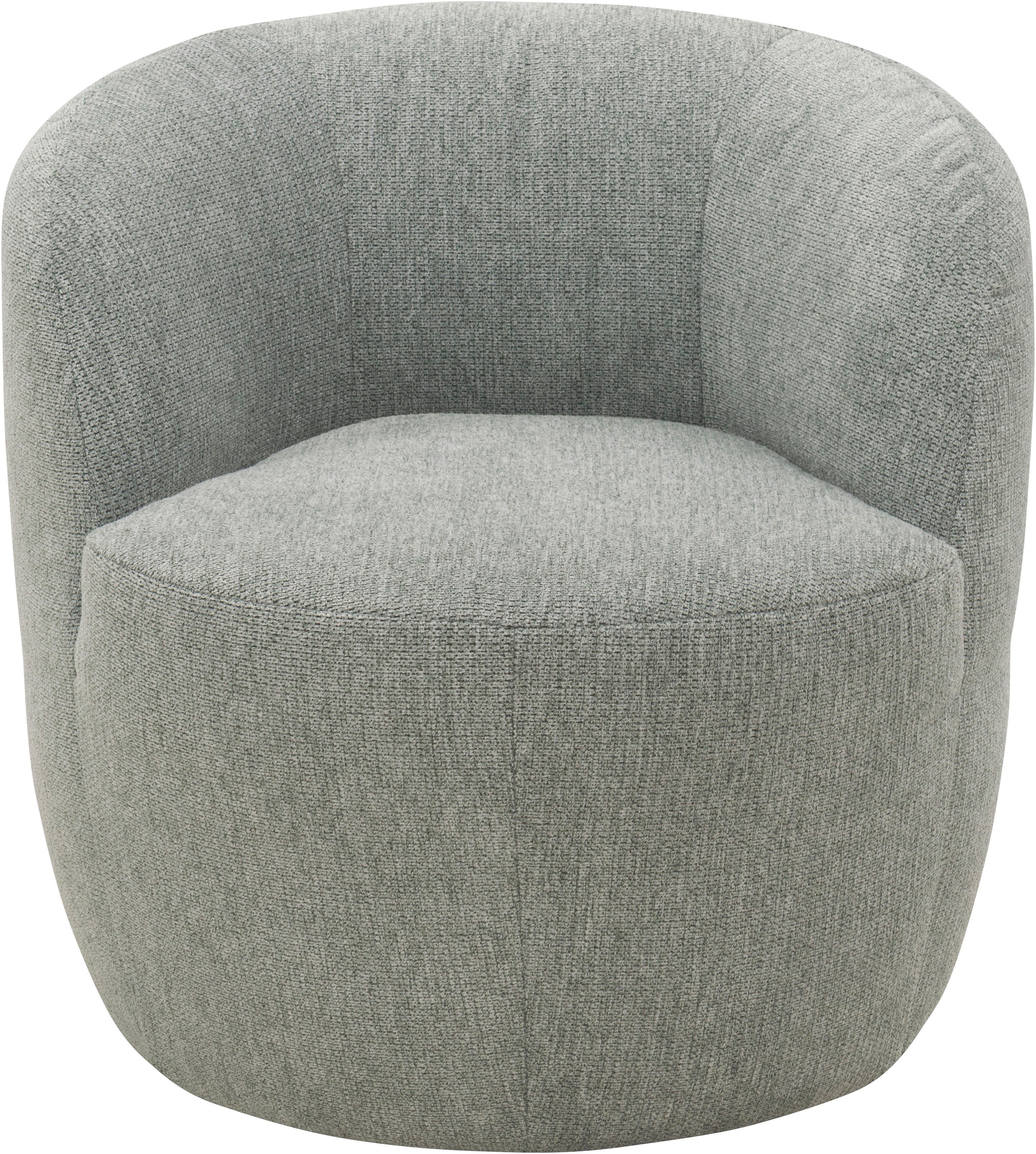 DOMO collection Sessel »Obidos moderner Loungesessel«, Struktur weich, grau