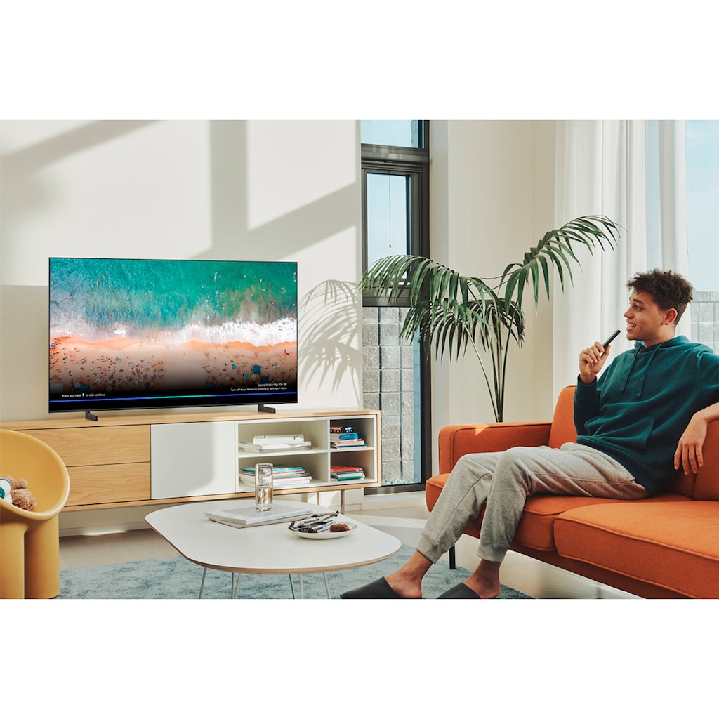 Samsung QLED-Fernseher »43" QLED 4K Q60B (2022)«, 108 cm/43 Zoll, Smart-TV, Quantum Prozessor Lite 4K-Quantum HDR-Supreme UHD Dimming