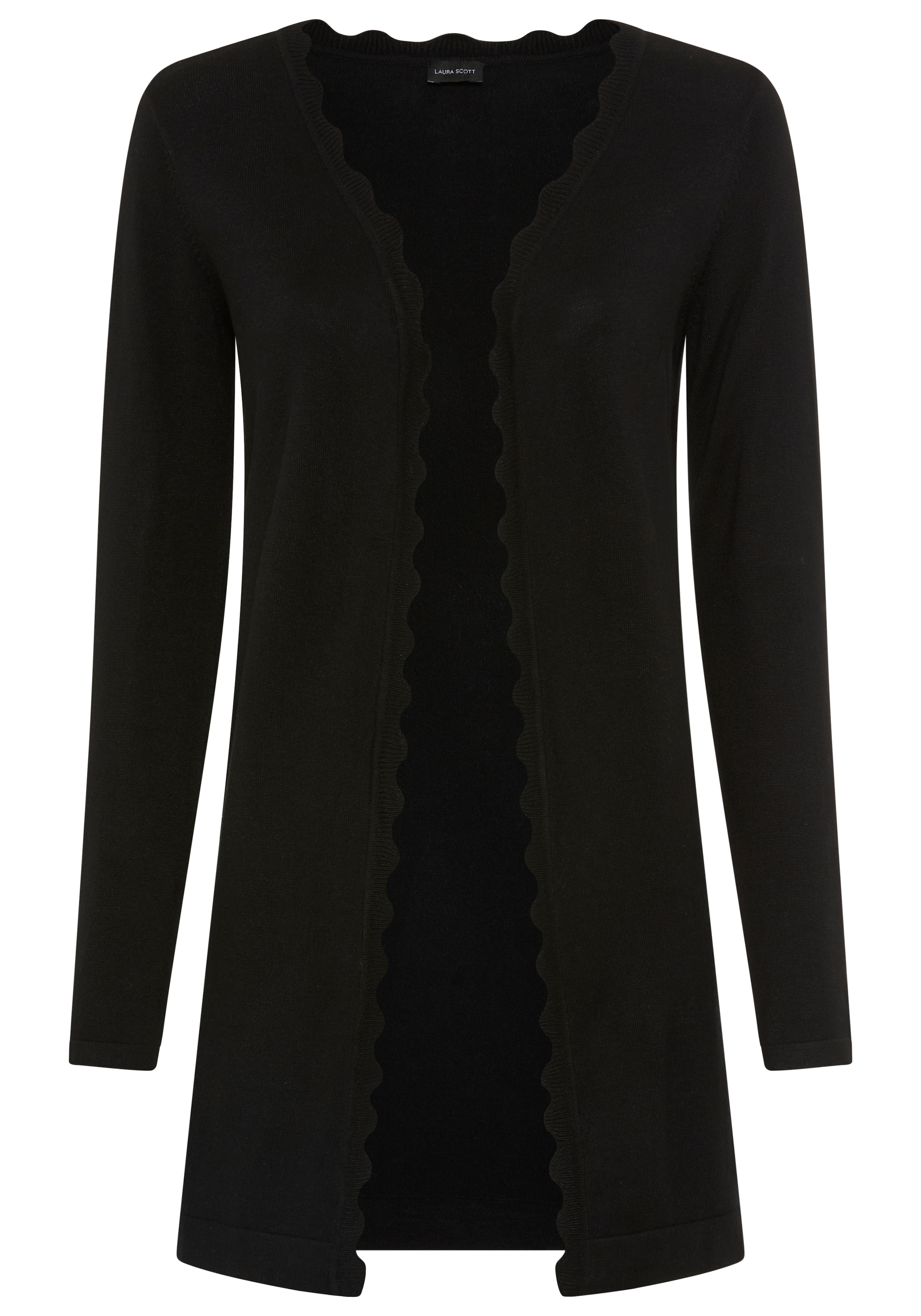 Laura Scott Strickjacke, mit Wellenkante
