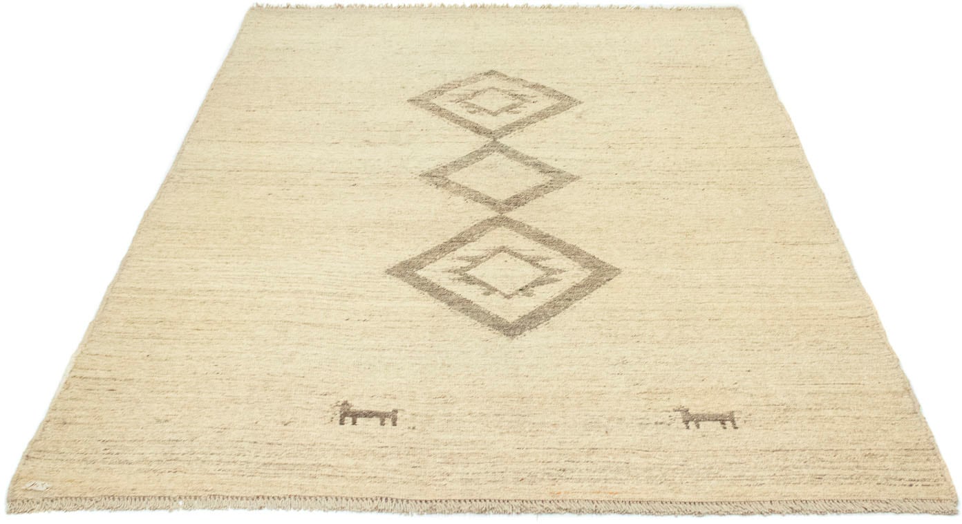morgenland Wollteppich »Gabbeh Teppich Jelmoli-Versand kaufen | handgeknüpft online rechteckig, handgeknüpft beige«