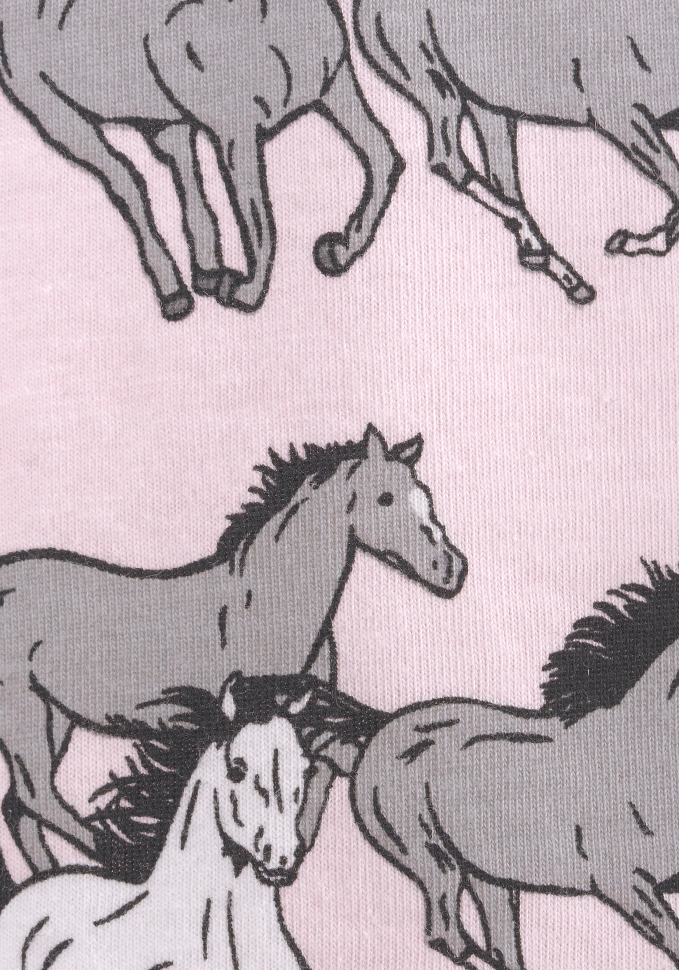 ✵ petite günstig Jelmoli-Versand | fleur kaufen Pferde-Druck Nachthemd, Allover mit