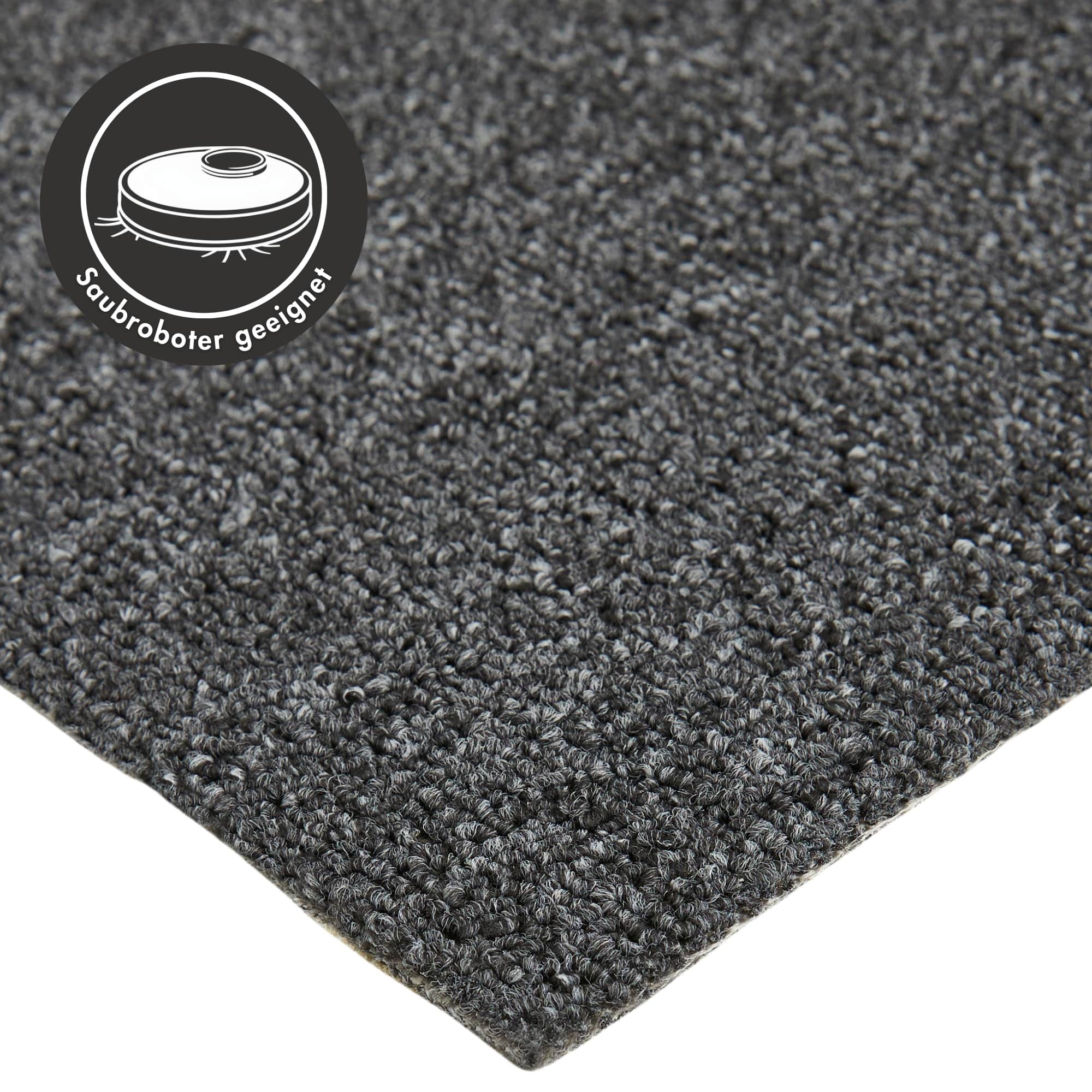 Andiamo Teppichboden "Barbara, Feinschlinge, Gesamthöhe 4,5 mm, Luxusklasse LC1" rechteckig meliert, Breite 200 oder 400 cm, strapazierfähig, pflegeleicht