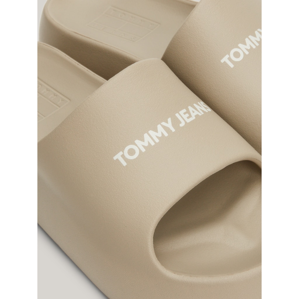 Tommy Jeans Pantolette »TJW CHUNKY FLATFORM SLIDE«