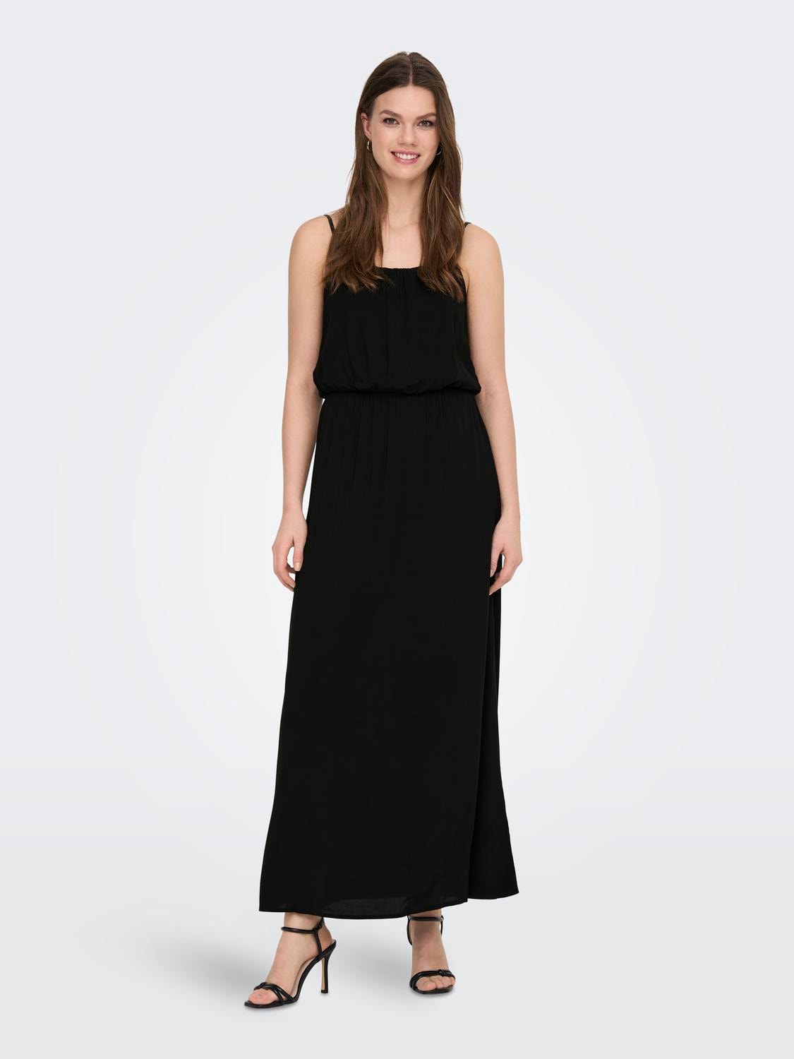 ONLY Maxikleid »ONLNOVA LIFE VIS STRAP MAXI DRESS SOLID«