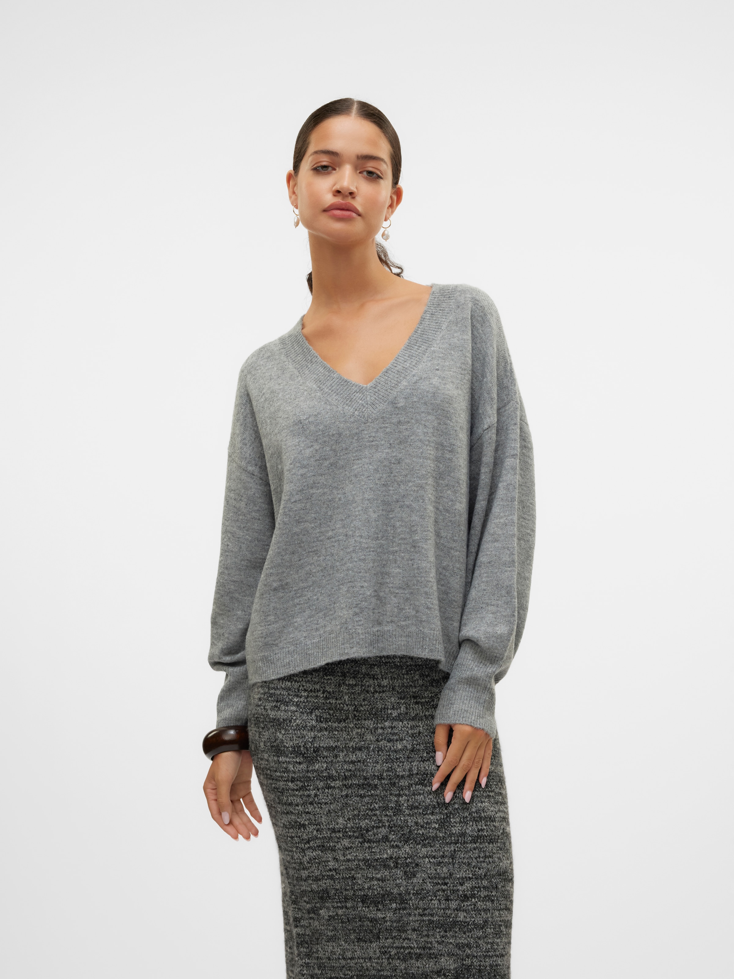 V-Ausschnitt-Pullover »VMJUPITER LS V-NECK PULLOVER BF«