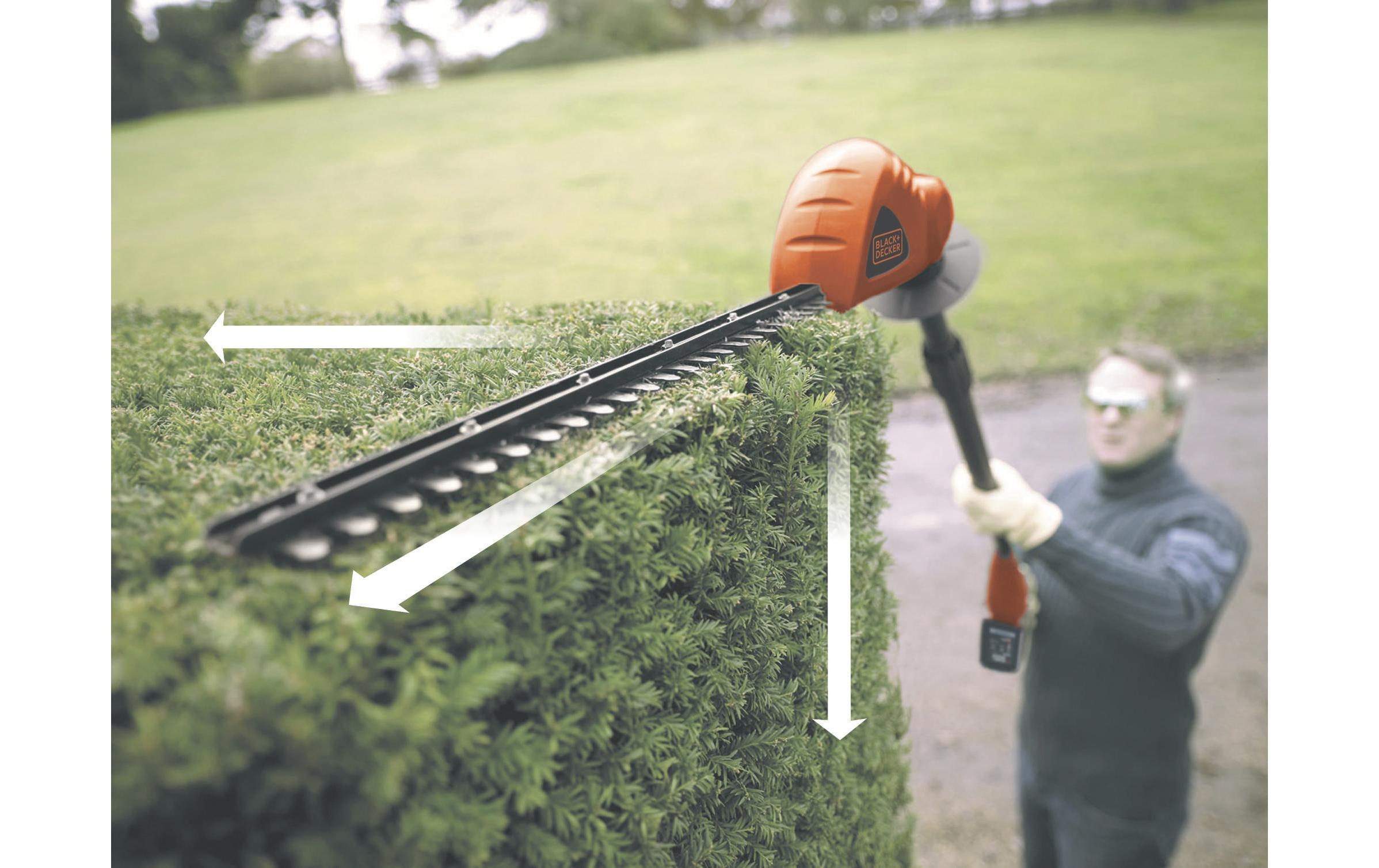 Black + Decker Akku-Heckenschere »BLACK+DECKER Akku-Heckenschere GTC1843L20«