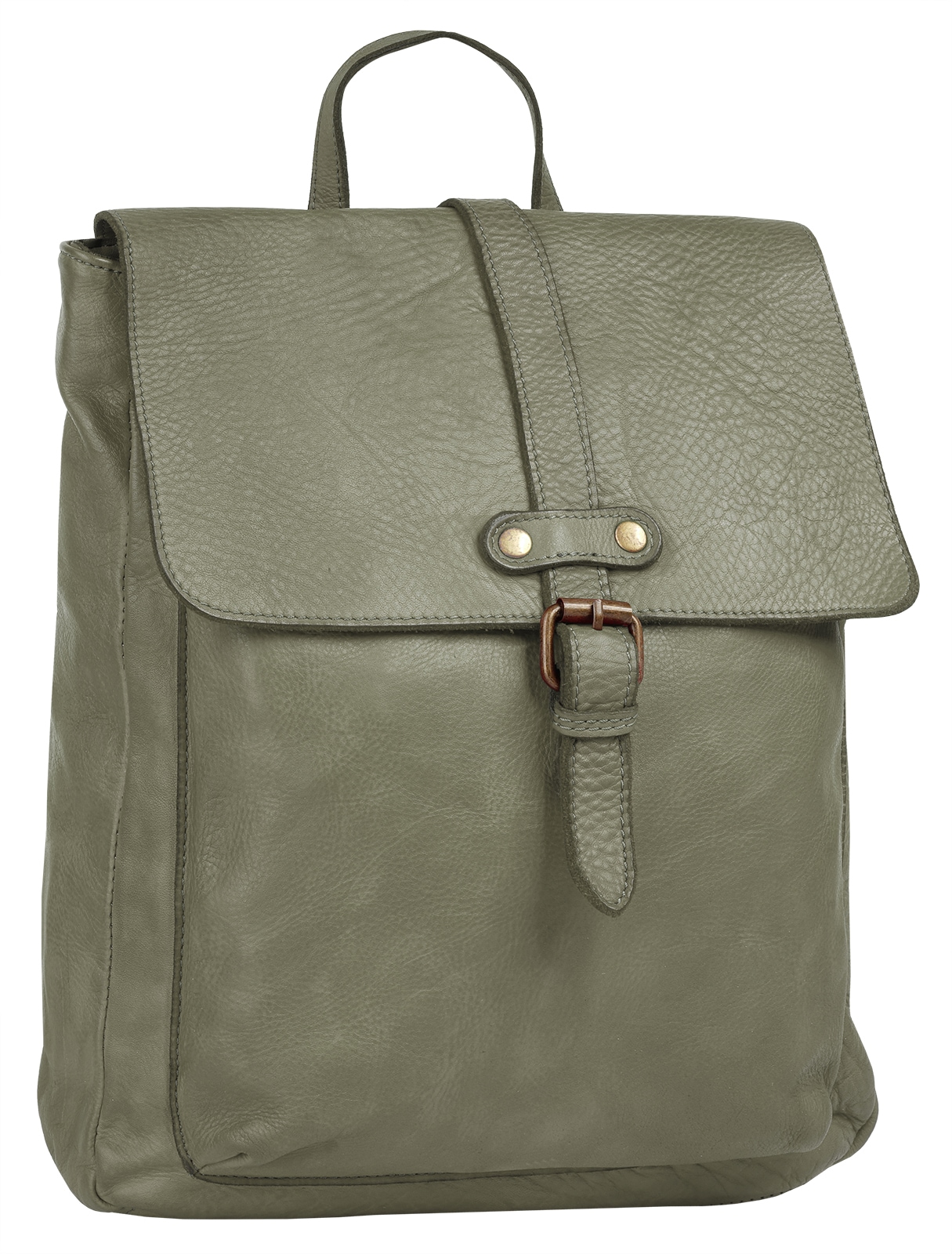 Samantha Look Cityrucksack, Echt Leder, Made in Italy