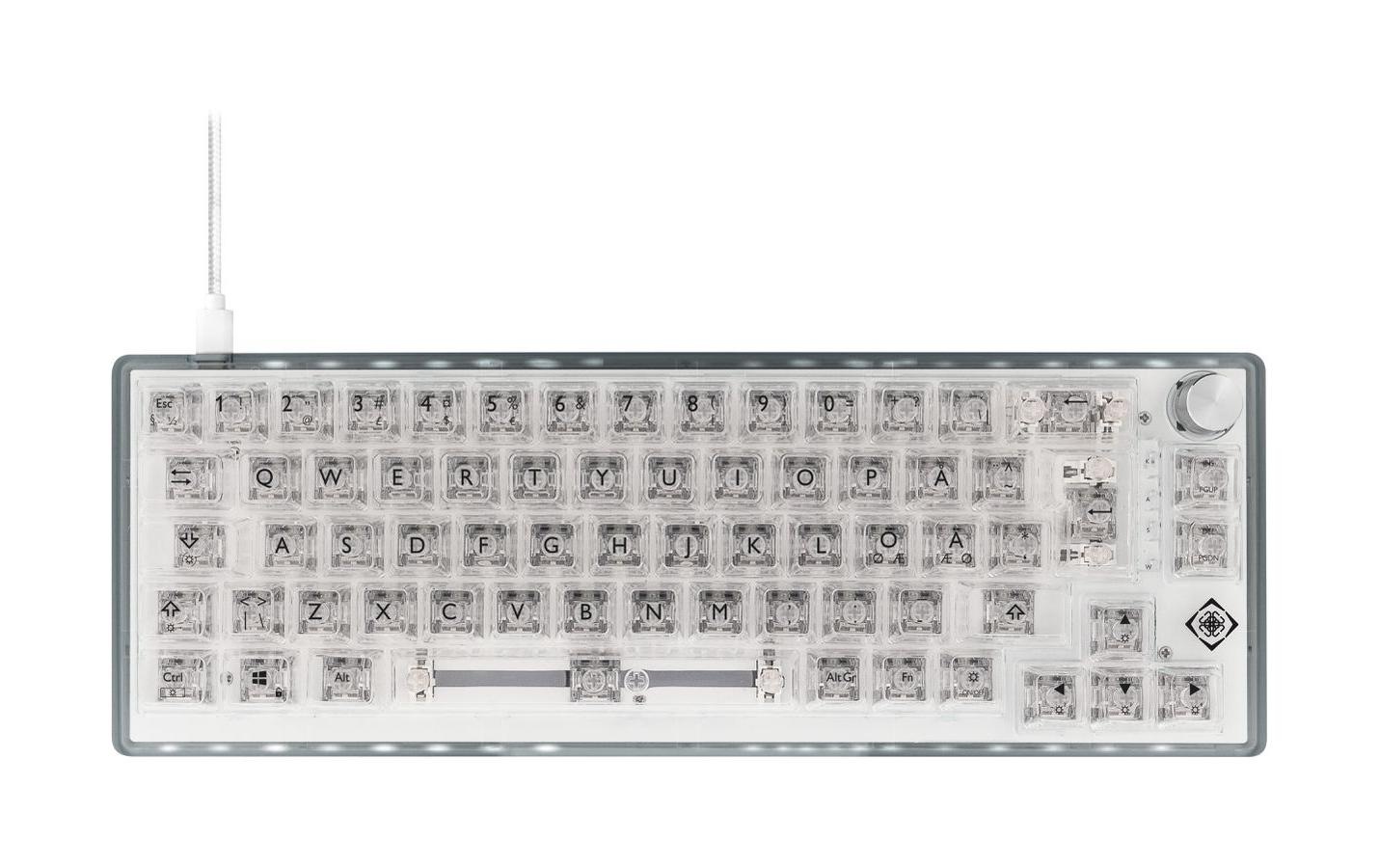 DELTACO Gaming-Tastatur »GAM-160-T-CH Weiss«
