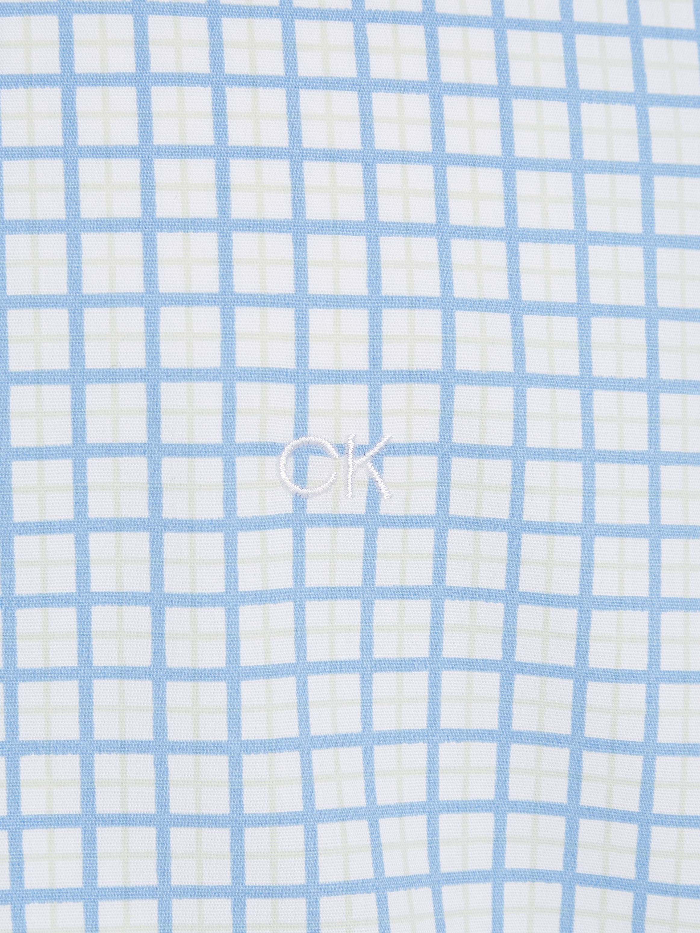 Calvin Klein Kurzarmhemd »POPLIN CHECK PRINT SLIM SHIRT«