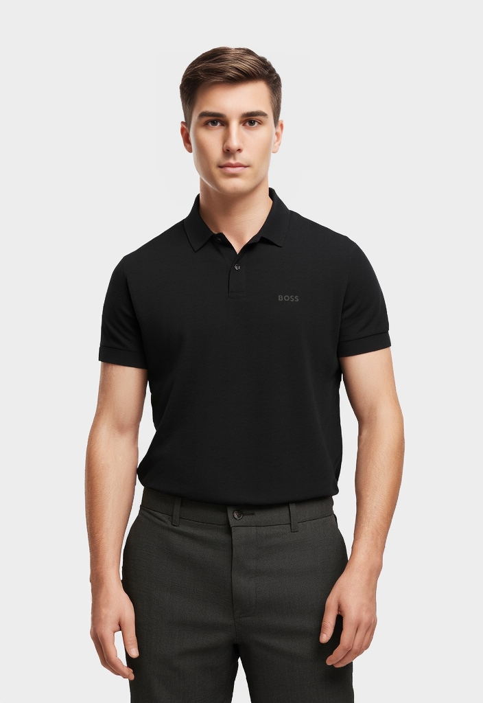 BOSS GREEN Poloshirt »Pio« mit Knöpfen, regular fit, toniges Logo
