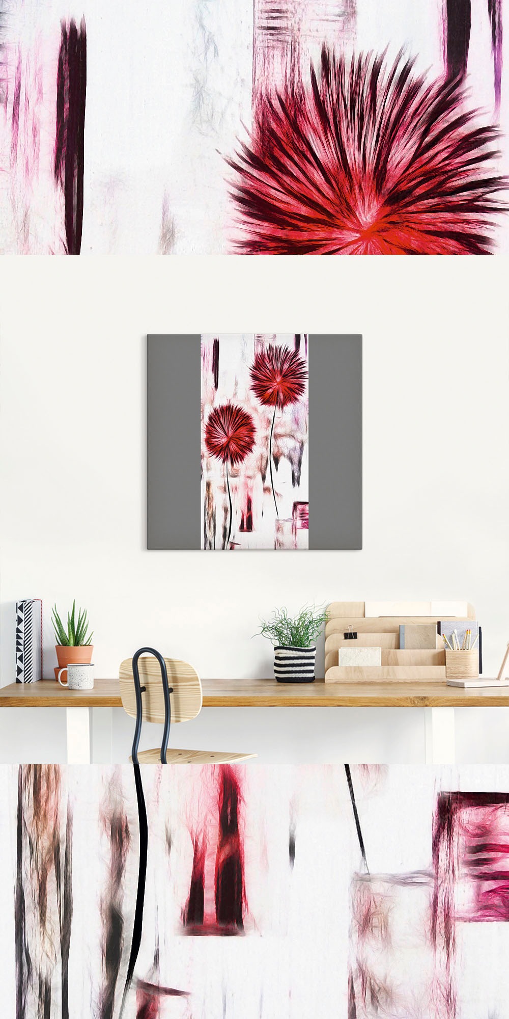 Artland Wandbild »Blumen«, Blumen, (1 St.), als Alubild, Leinwandbild, Wandaufkleber oder Poster in versch. Grössen