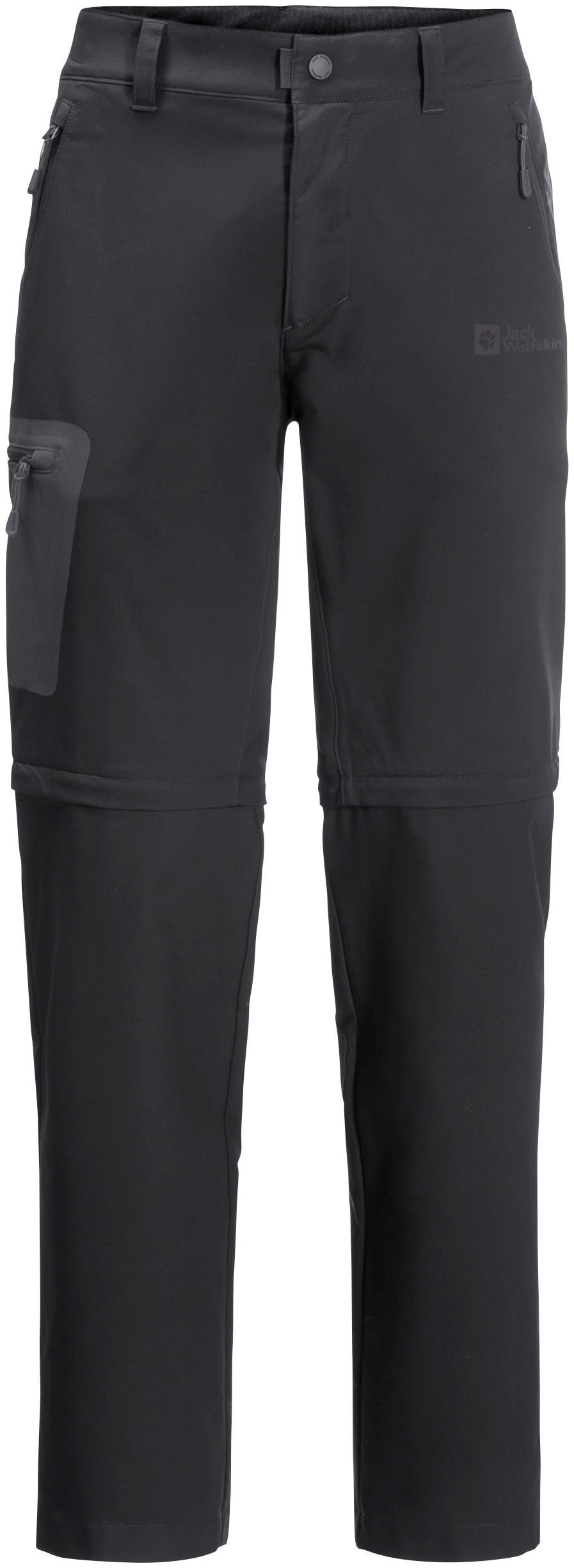 Jack Wolfskin Zip-off-Hose »ACTIVE TRACK ZIP OFF M«, lange Hose und Shorts in einem