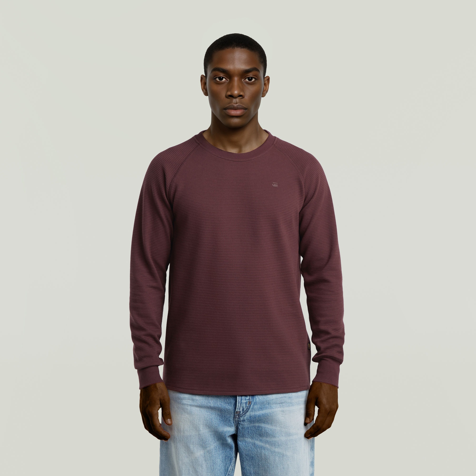 G-STAR Sweater »Jirgi«, mit Label-Detail auf der Brust