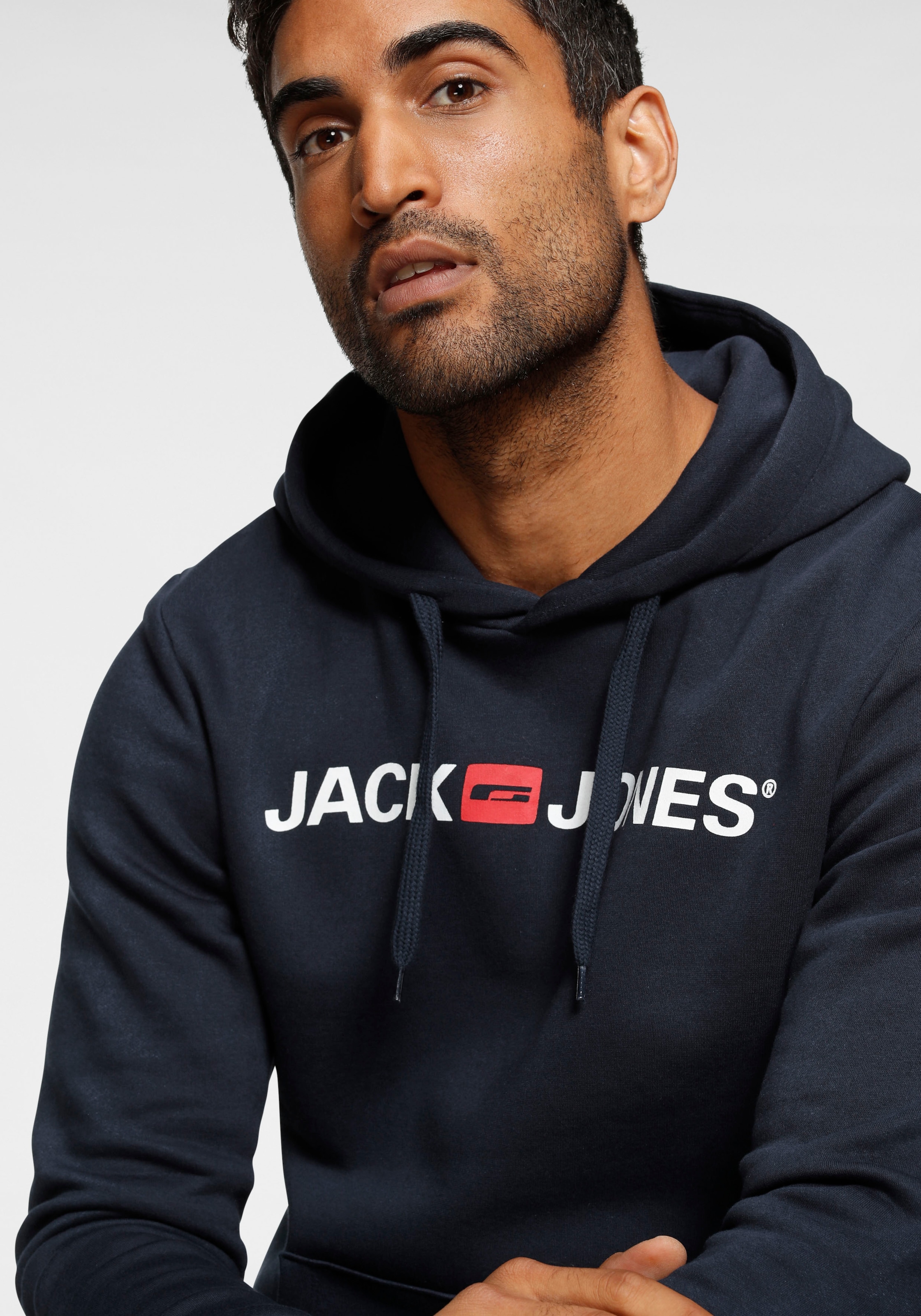 Jack & Jones Kapuzensweatshirt »Logo Hoodie Oldschool«