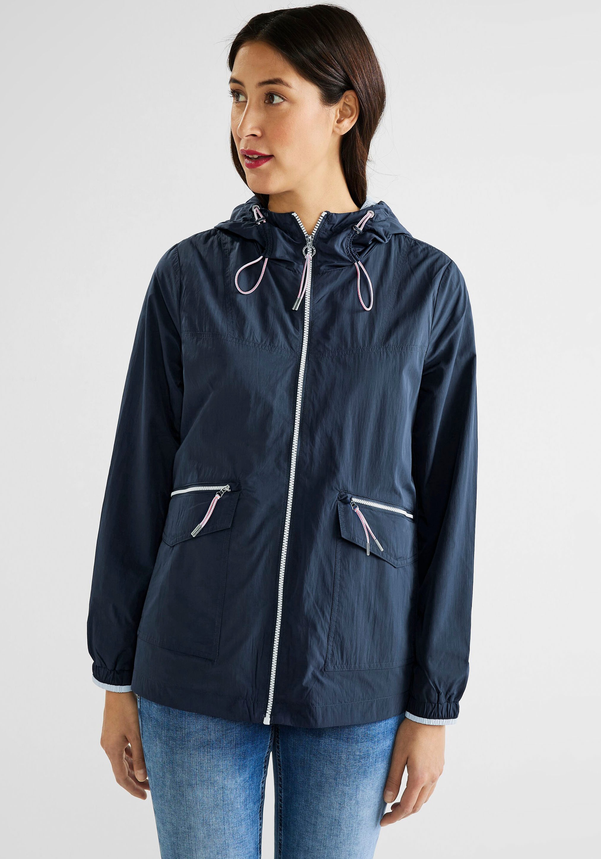 STREET ONE Windbreaker, mit Kapuze, mit regulierbarer Kapuze kaufen